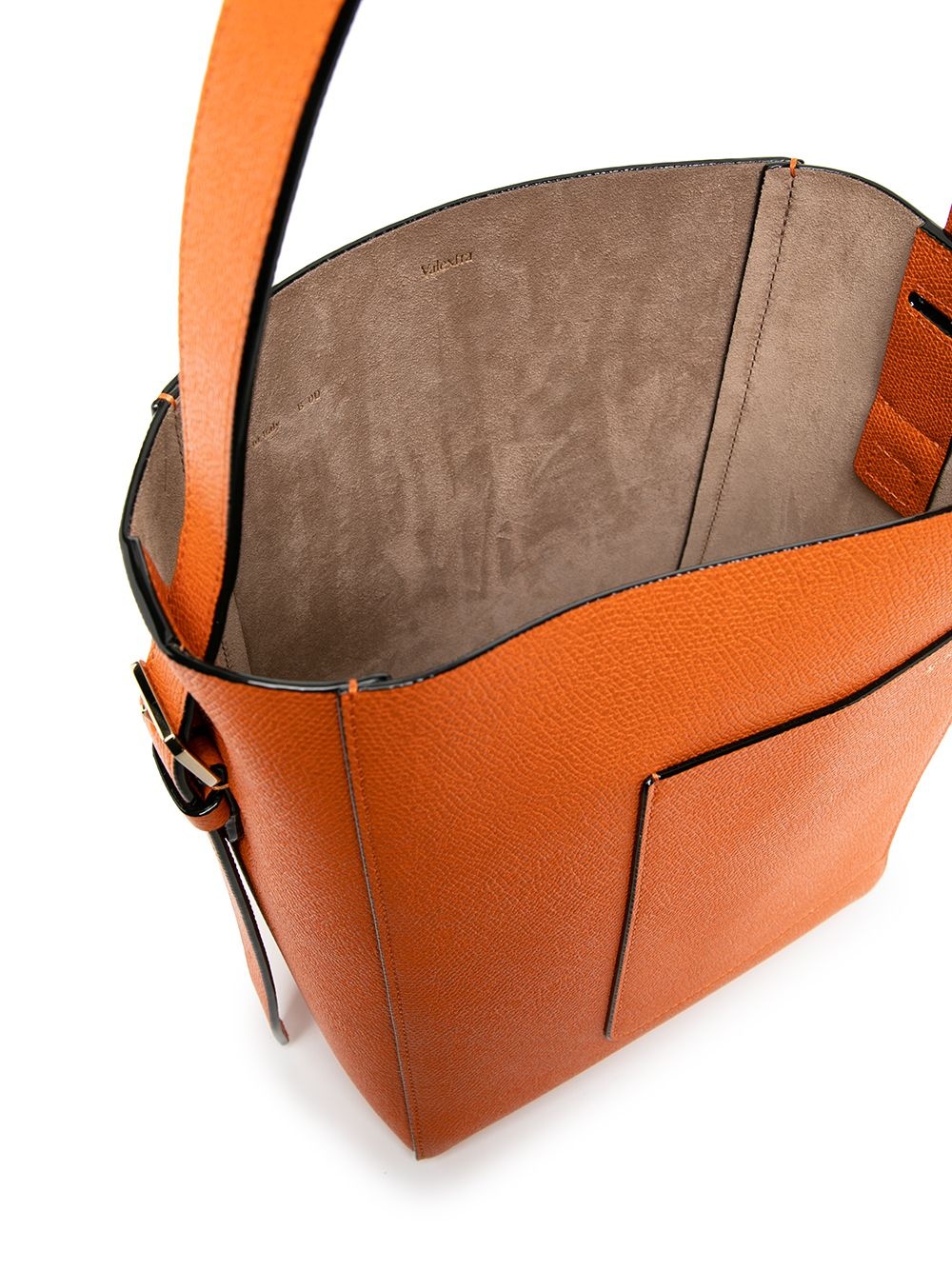 medium leather tote bag - 5