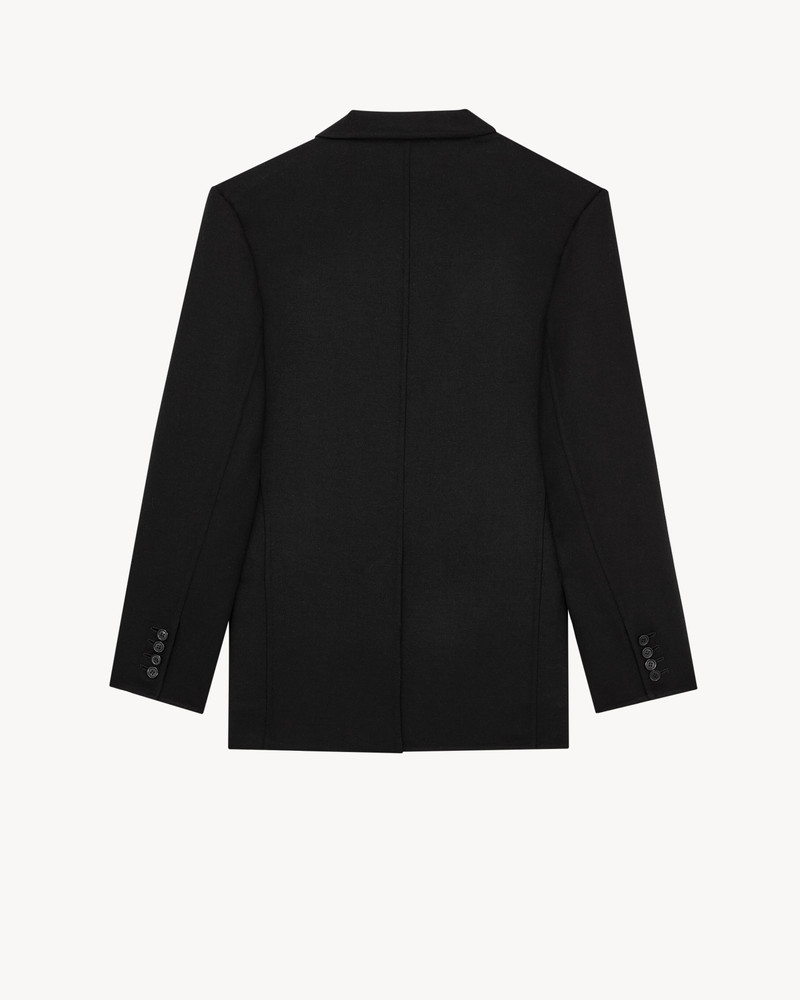 SINGLE-BREASTED JACKET IN FELT 3