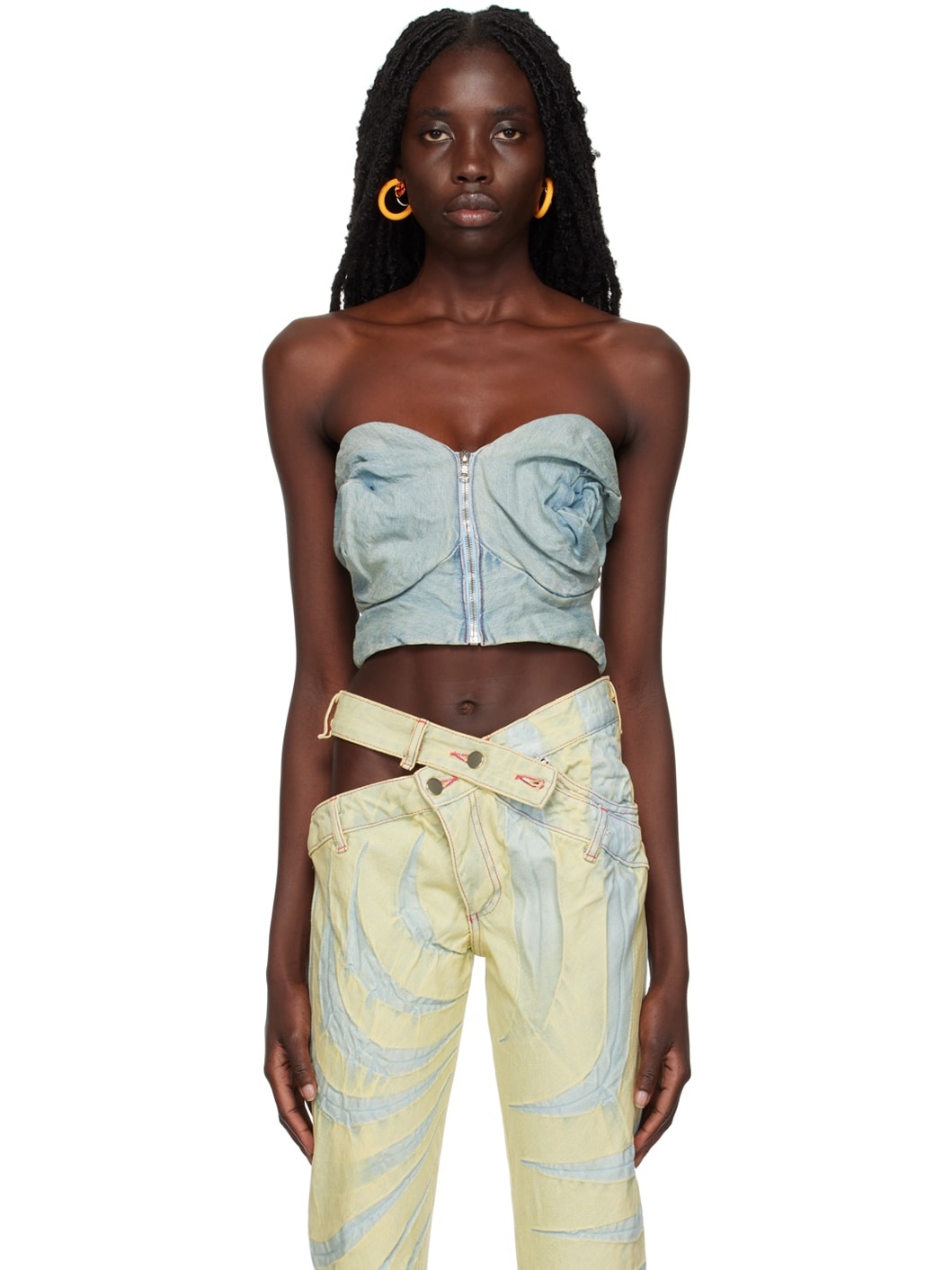 Blue Rose Bra Top - 1