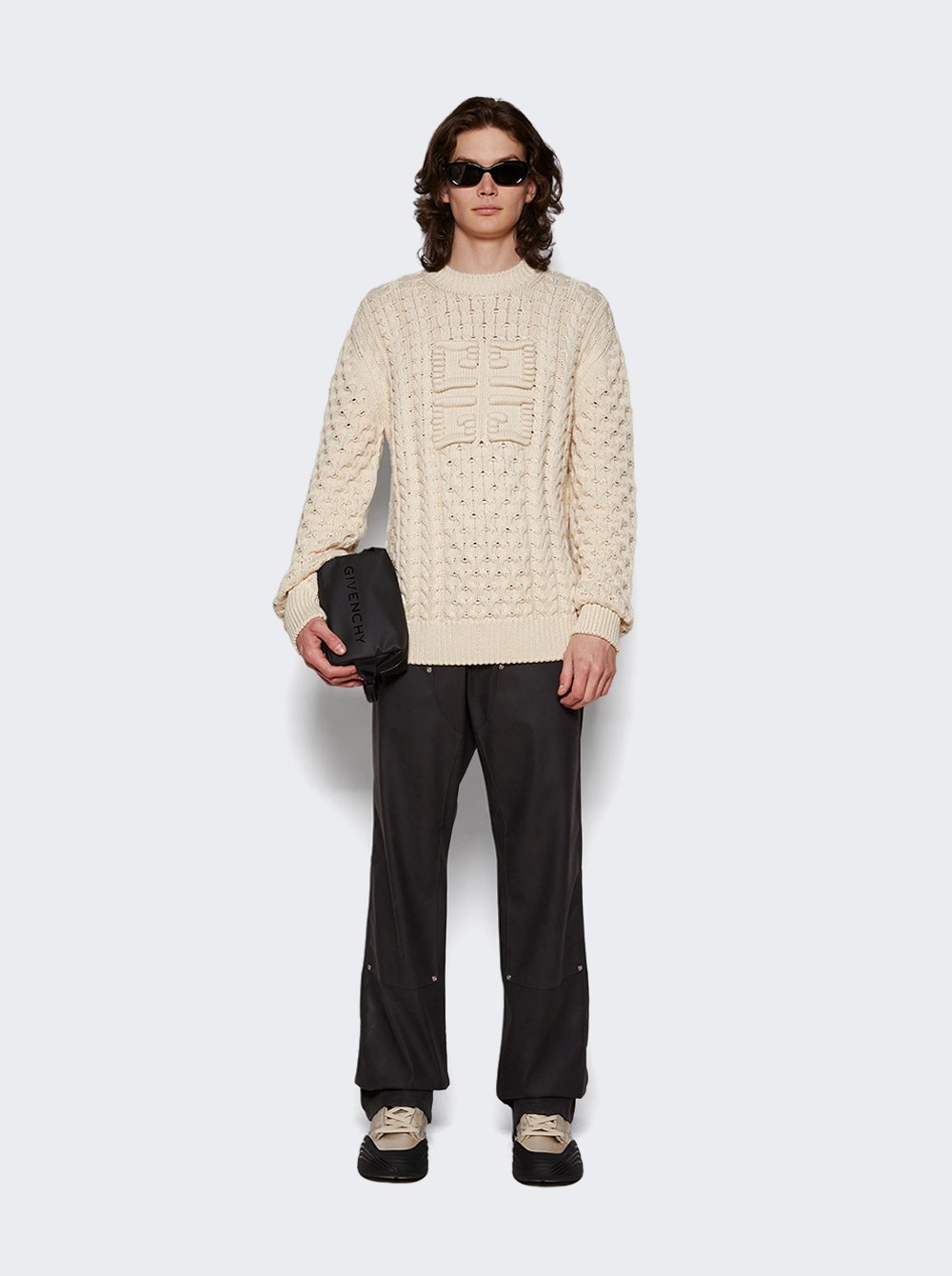 4g Cable-knit Sweater Cream - 2