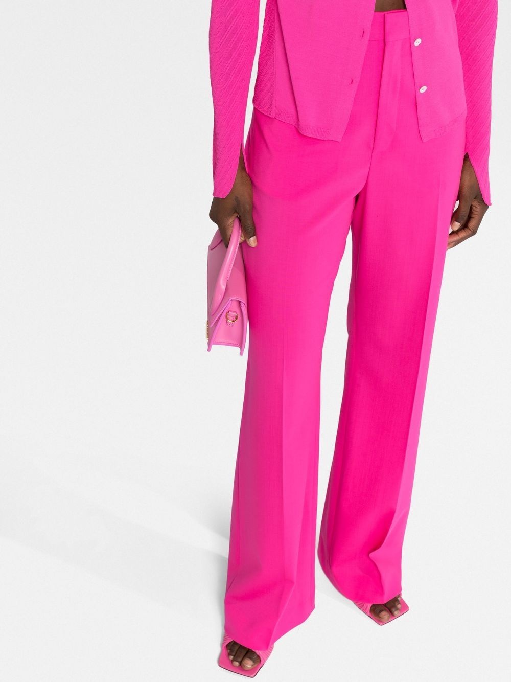 Sauge high-waisted flared trousers - 5