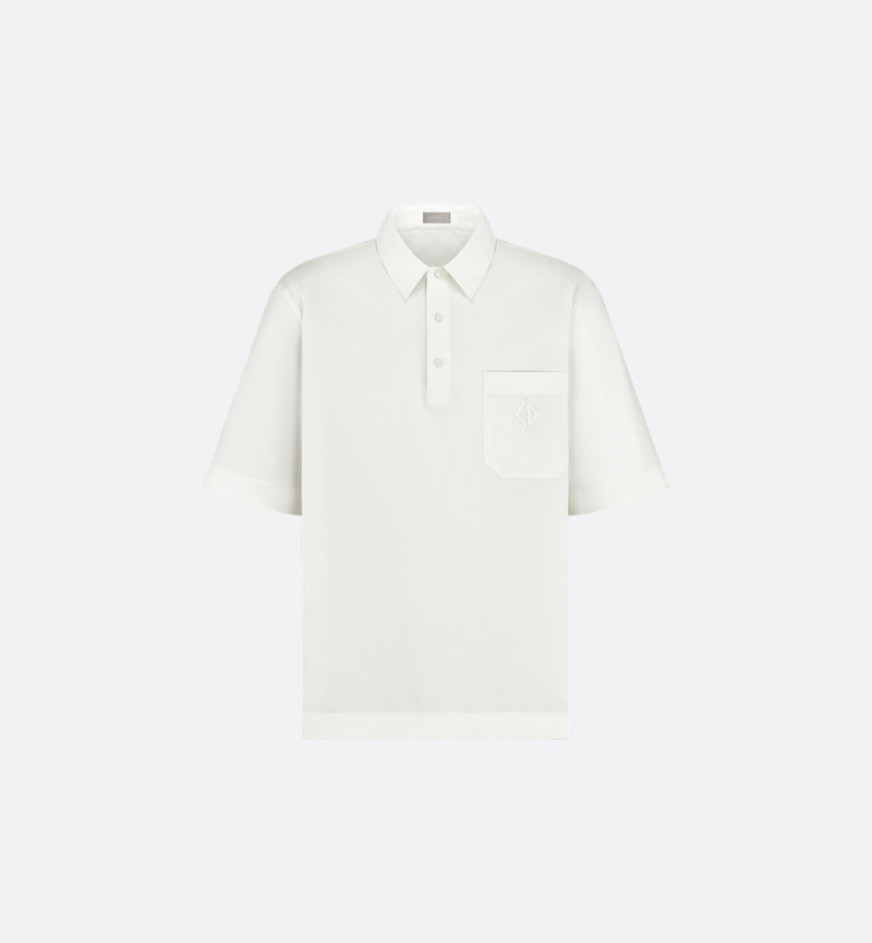Polo Shirt with CD Diamond Embroidery 1