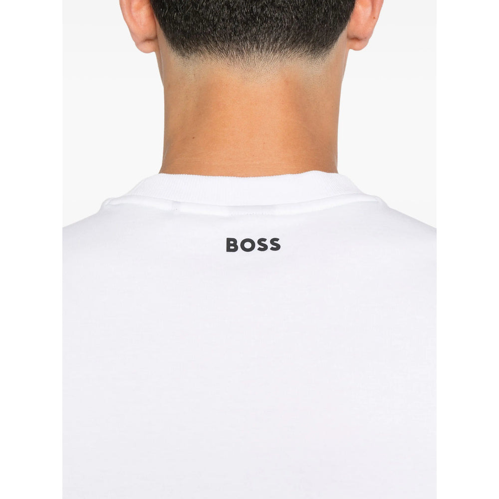 Boss White T-Shirts & Vests - T-Shirts Men - 4