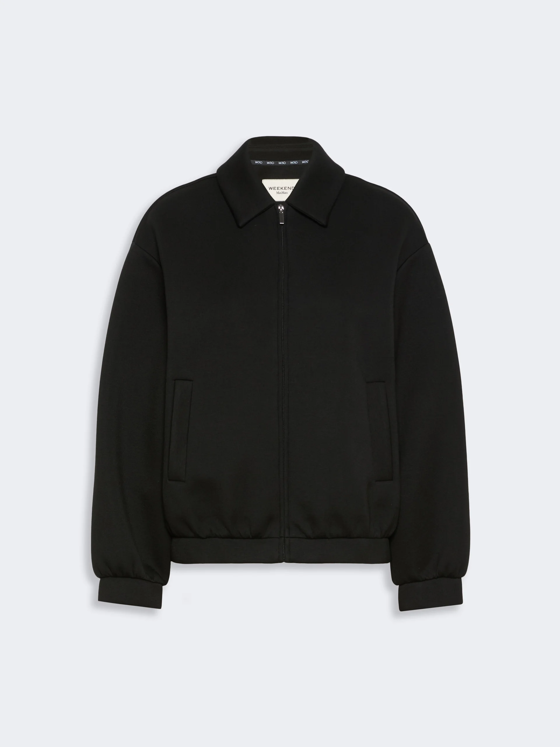 ZEBRA Scuba jersey bomber jacket - BLACK - 1