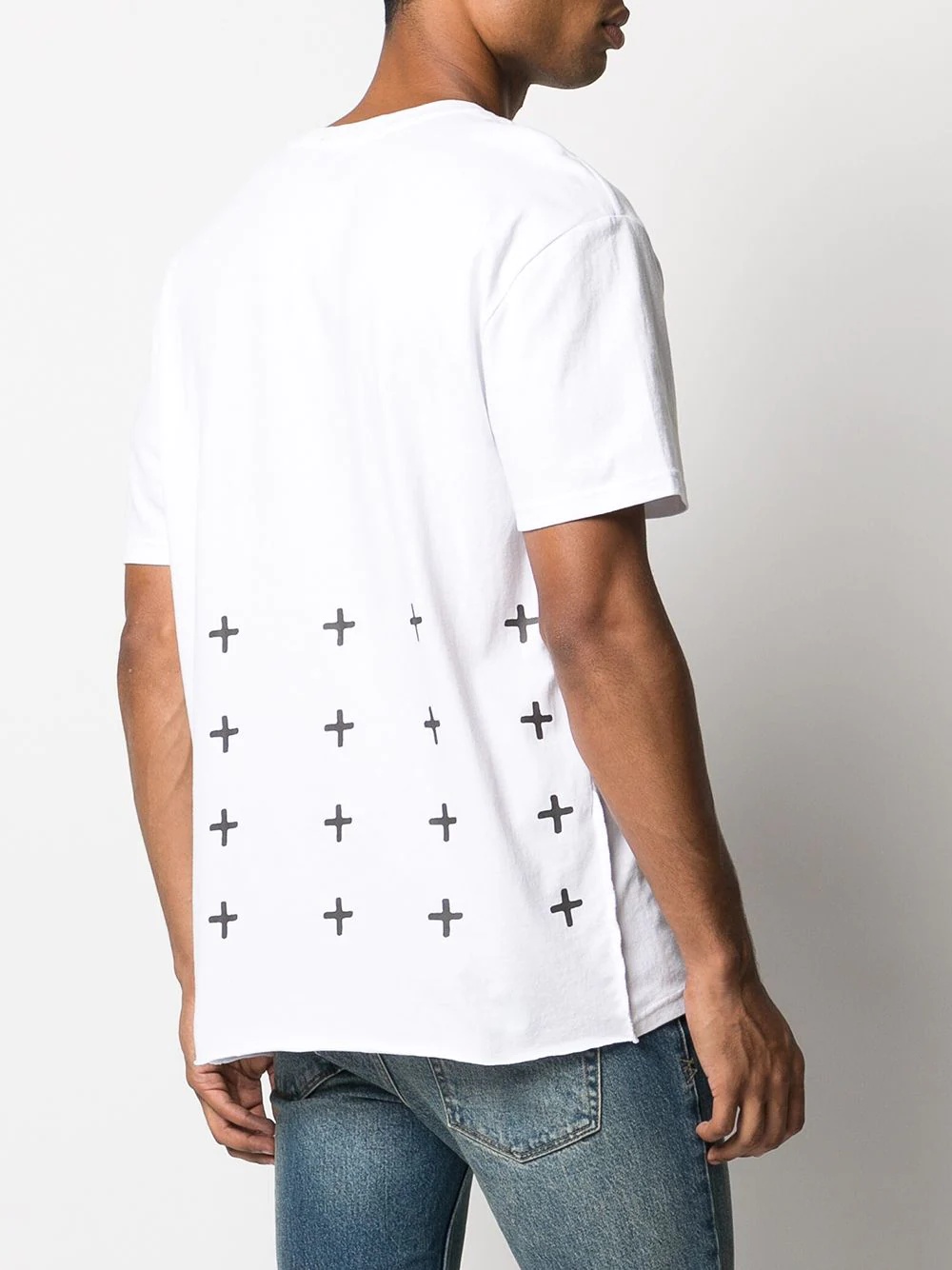 text-print cotton T-shirt - 4