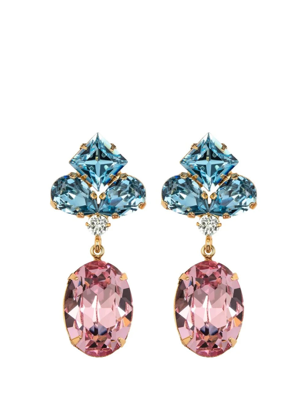 Lainey crystal-embellished earrings - 1