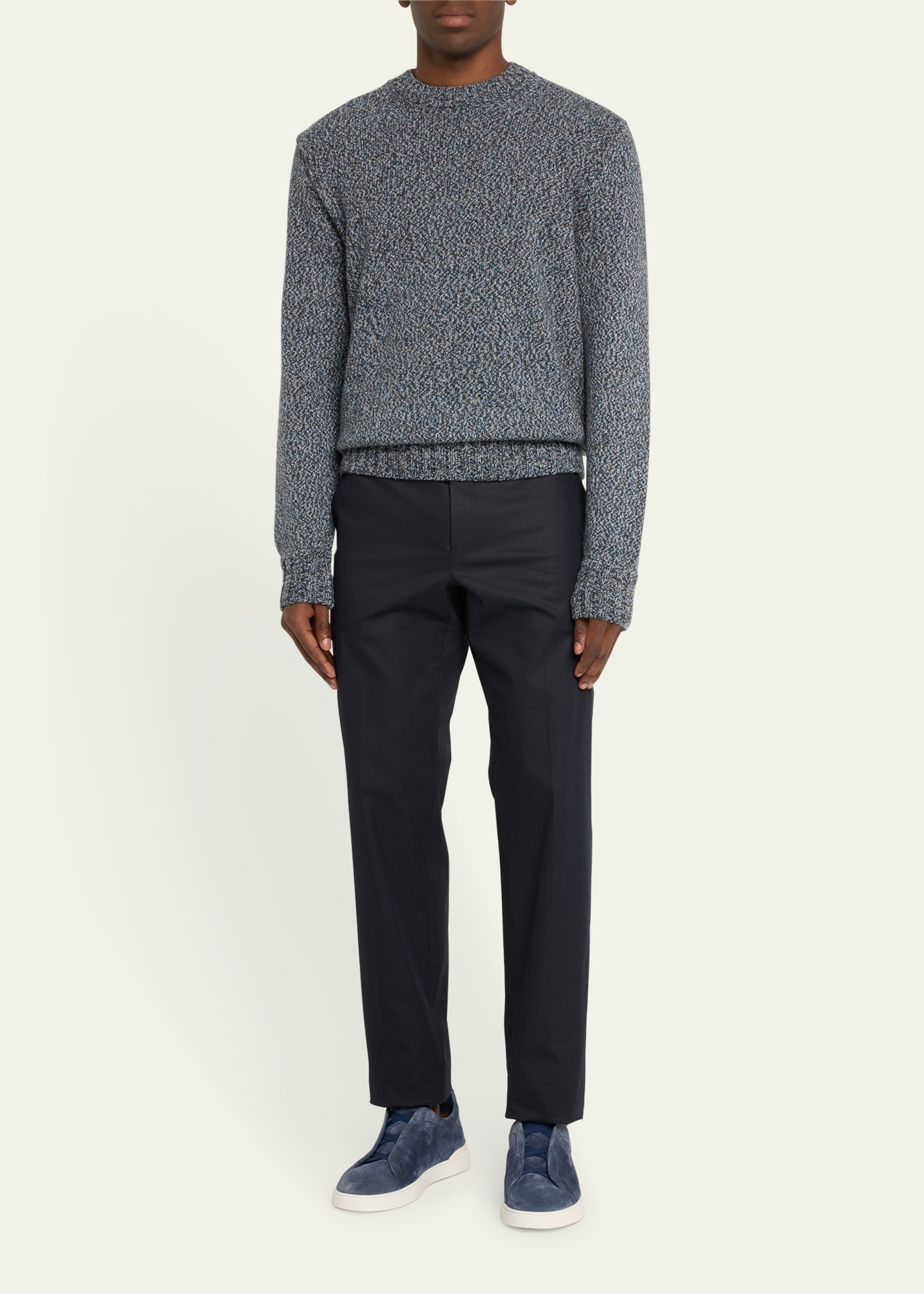 Men's Mouline Oasi Cashmere Crewneck Sweater - 2