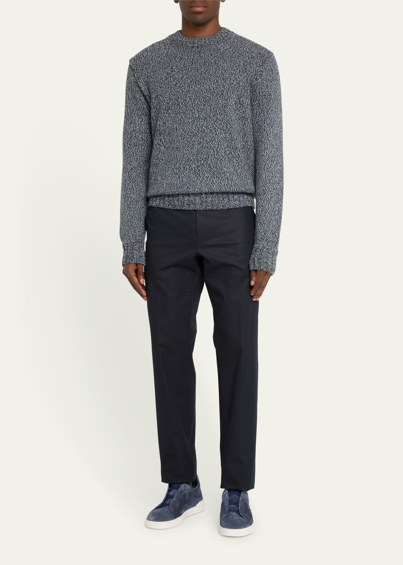 ZEGNA Men's Mouline Oasi Cashmere Crewneck Sweater outlook