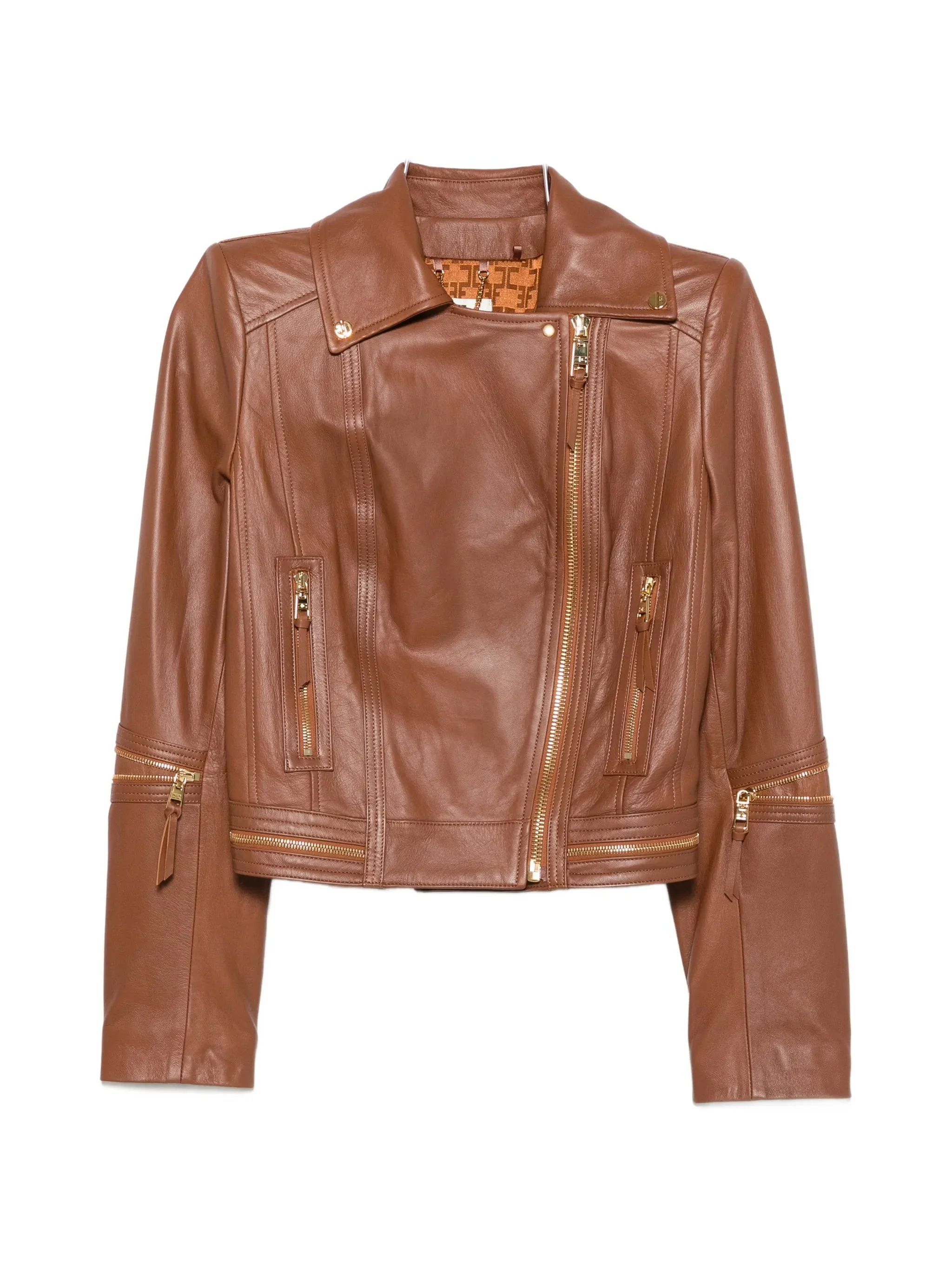 Elisabetta Franchi Zipped Biker Jacket - 1