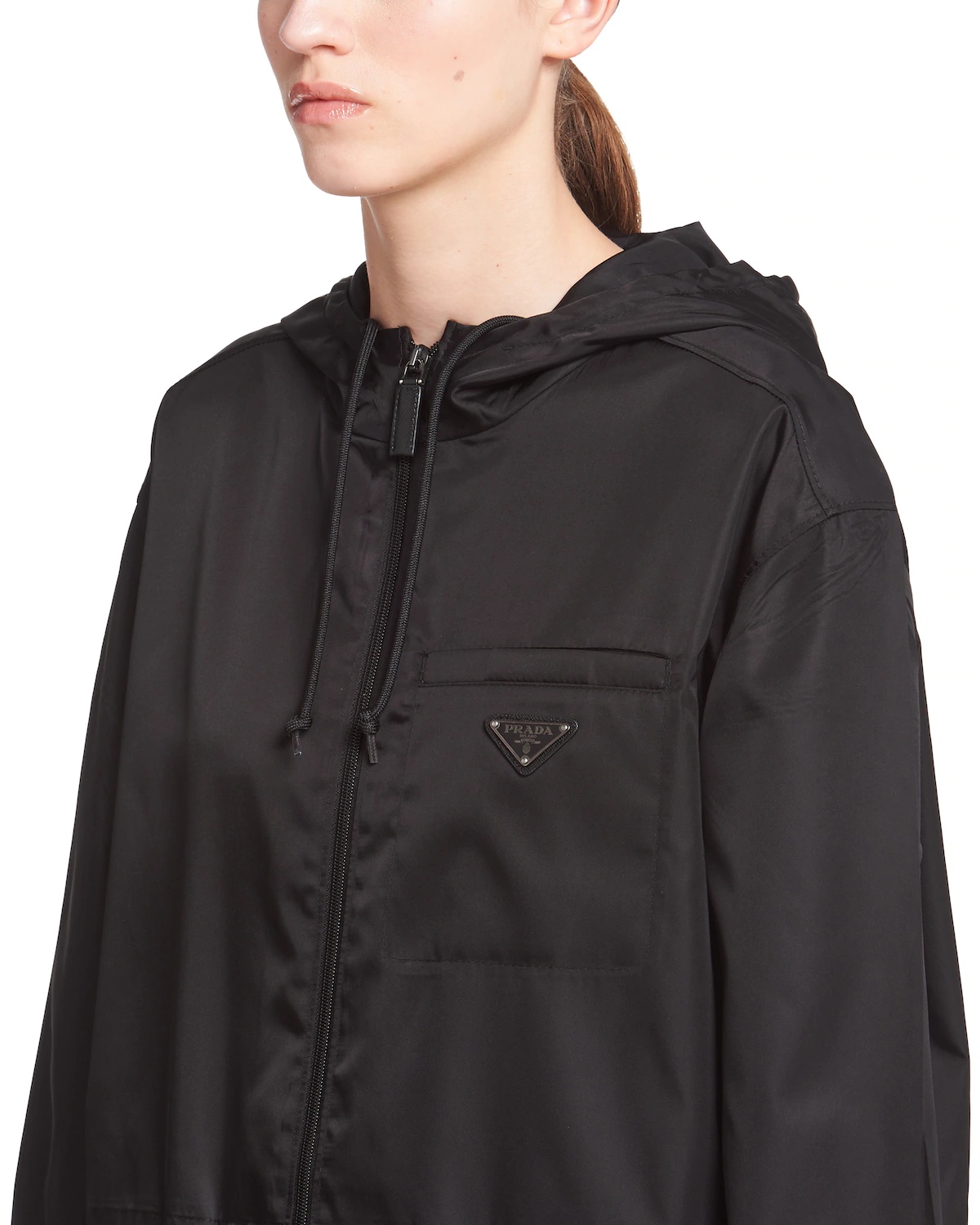 Re-Nylon Gabardine raincoat - 5