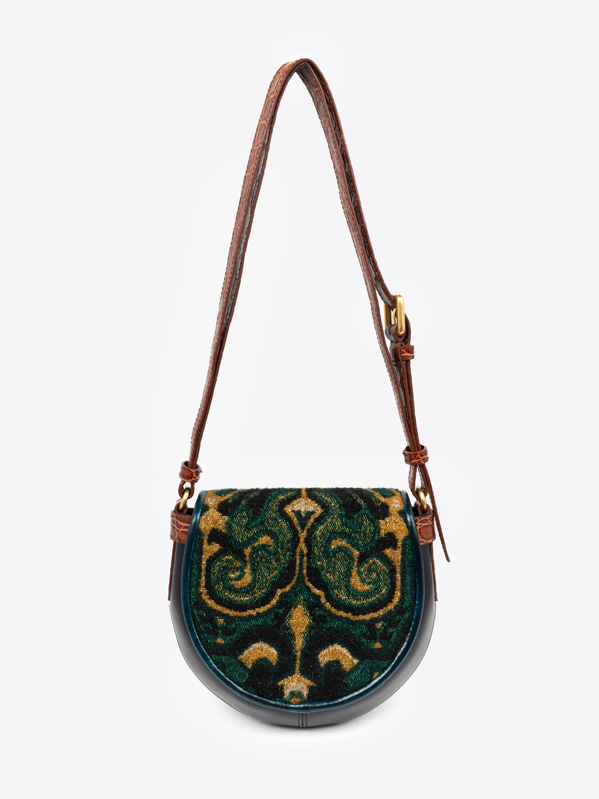 JACQUARD CROSSBODY BAG - 4