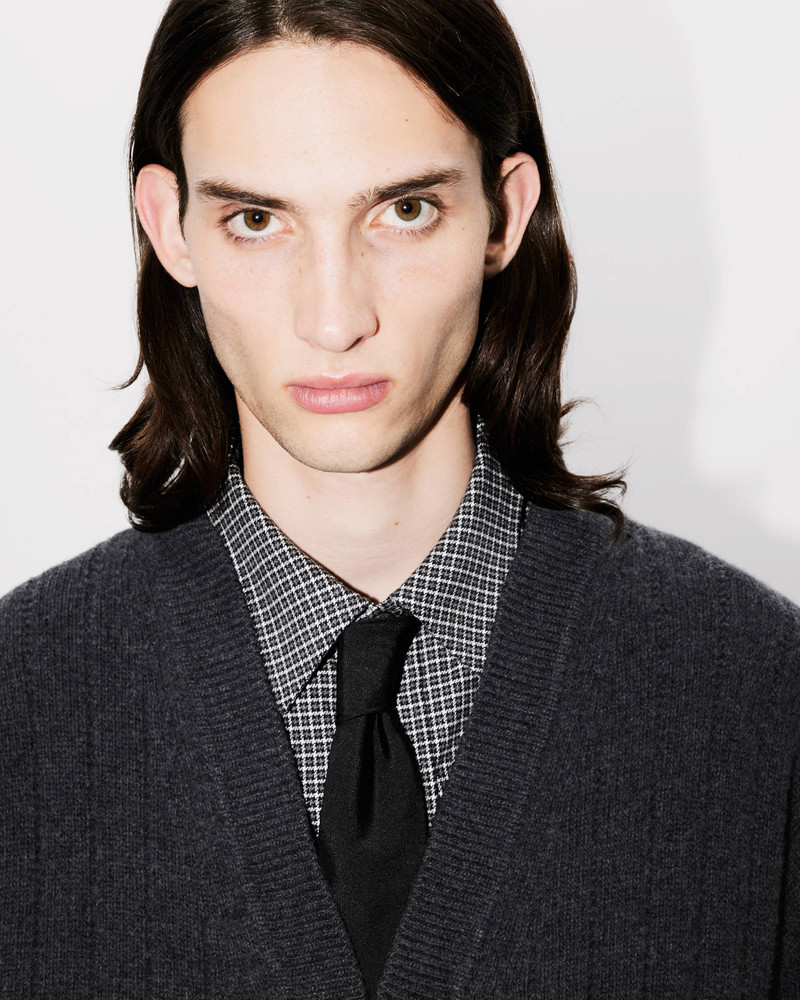 Embroidered cashwool cardigan 6