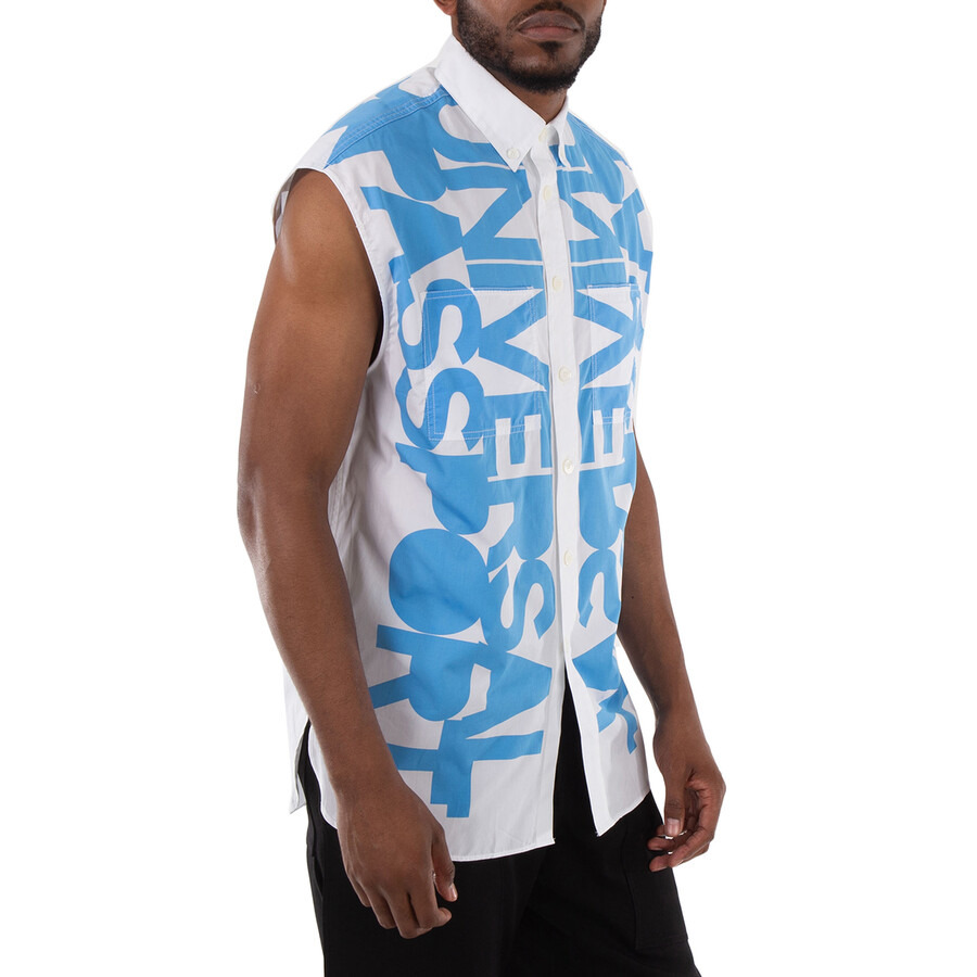 Burberry Blue Topaz Universal Passport Sleeveless Shirt - 4