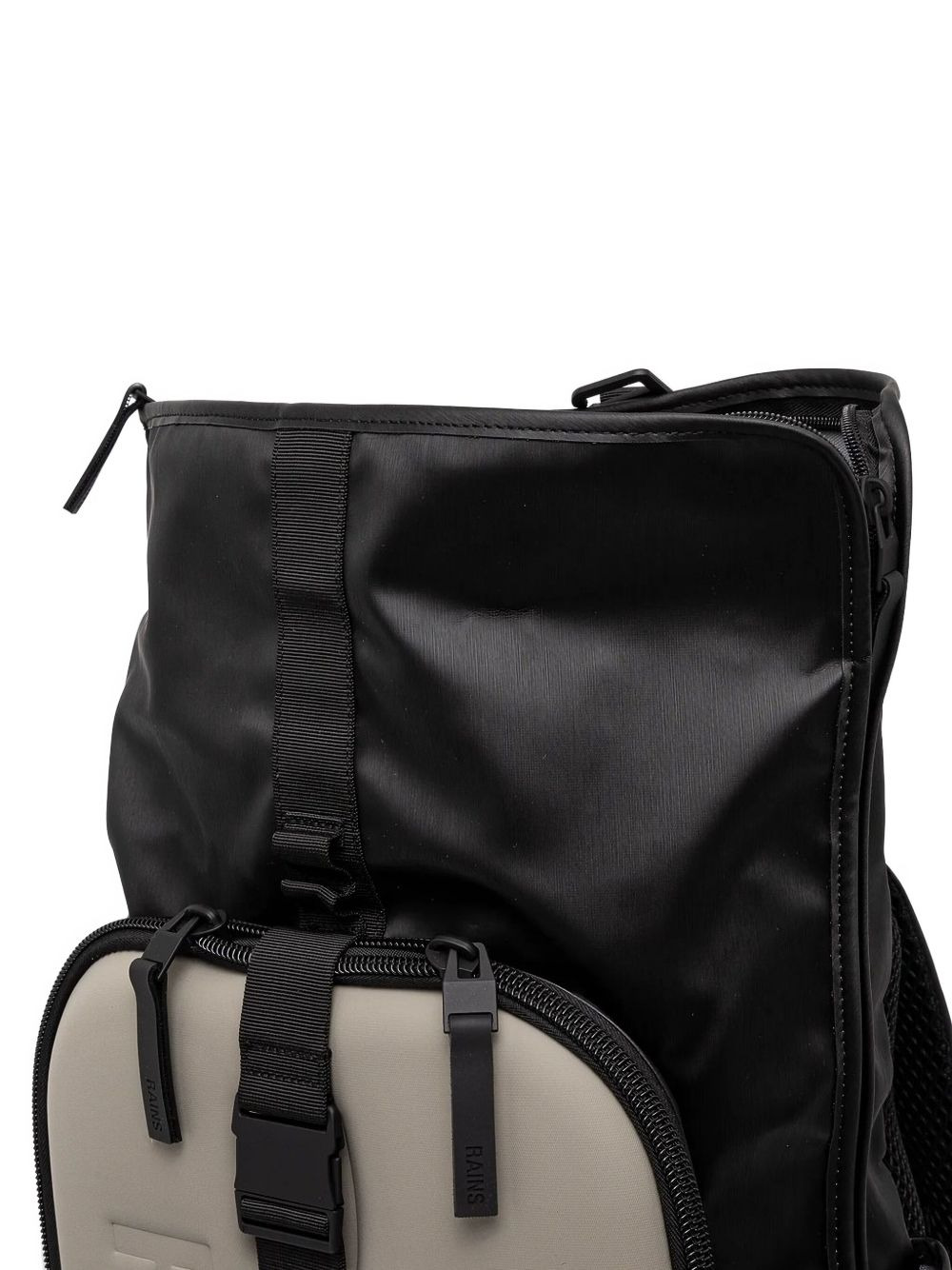 roll-top panelled backpack - 5