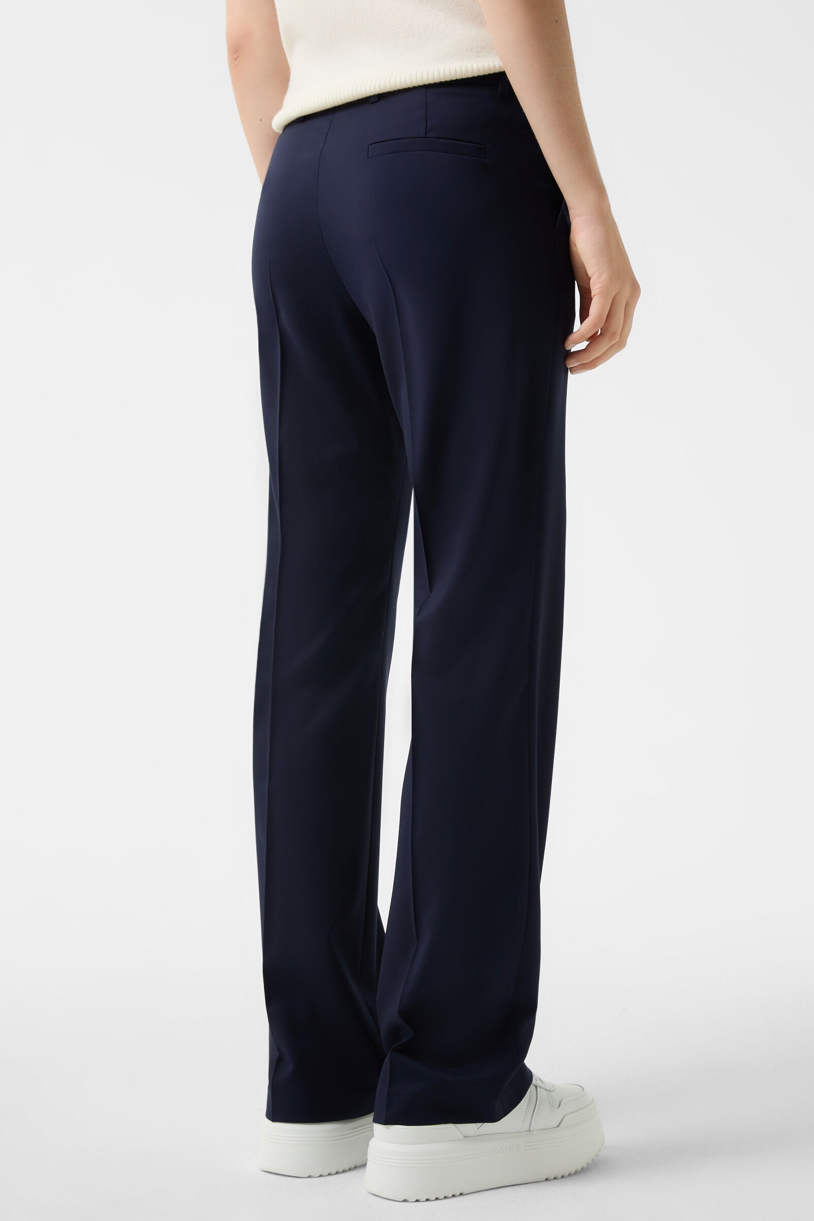Jody virgin wool trousers in Navy blue - 3