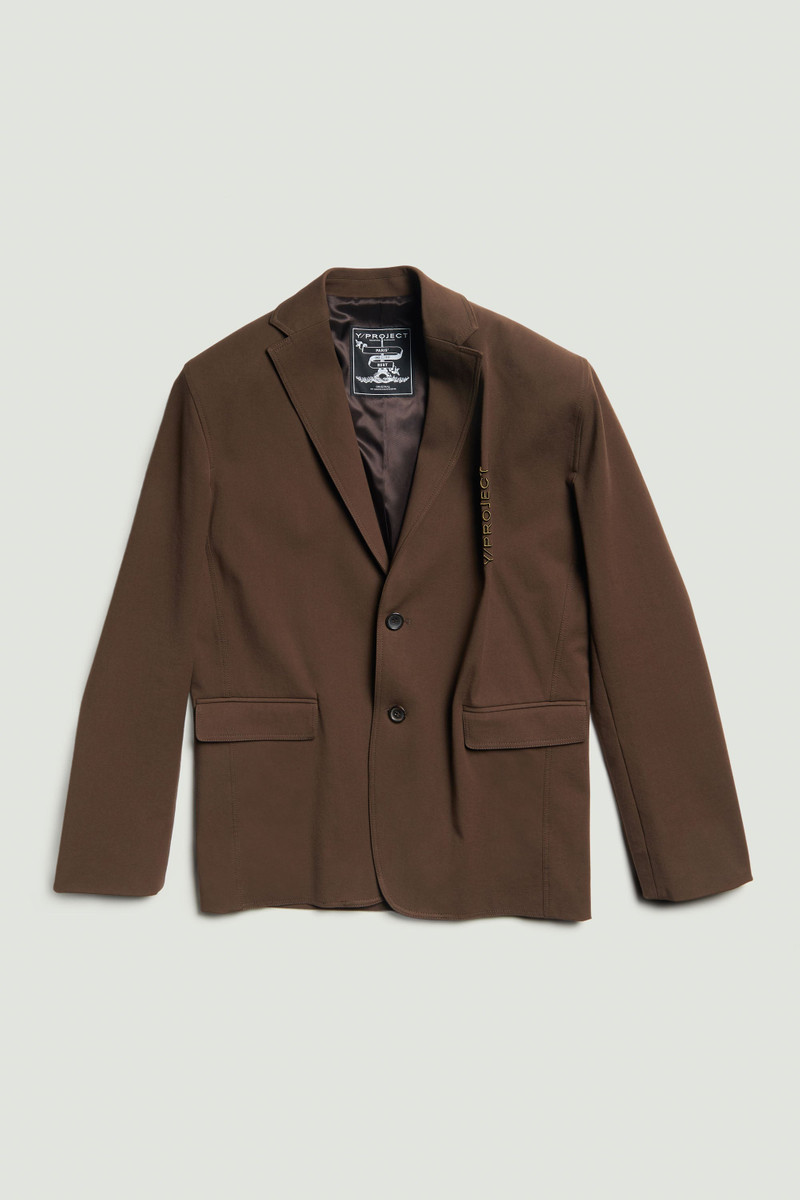 Pinched Logo Blazer 1