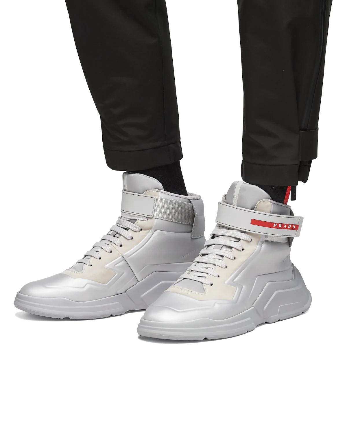 Prada Polarius 19 LR high-top sneakers - 5