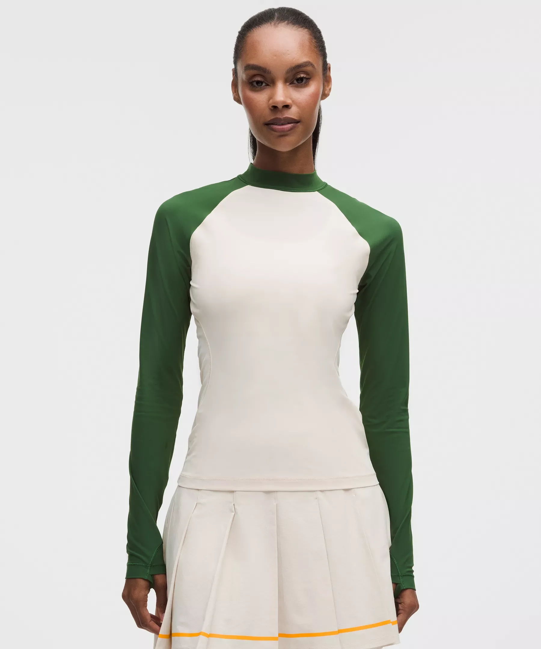 UV-Protective Mockneck Long-Sleeve Shirt - 1