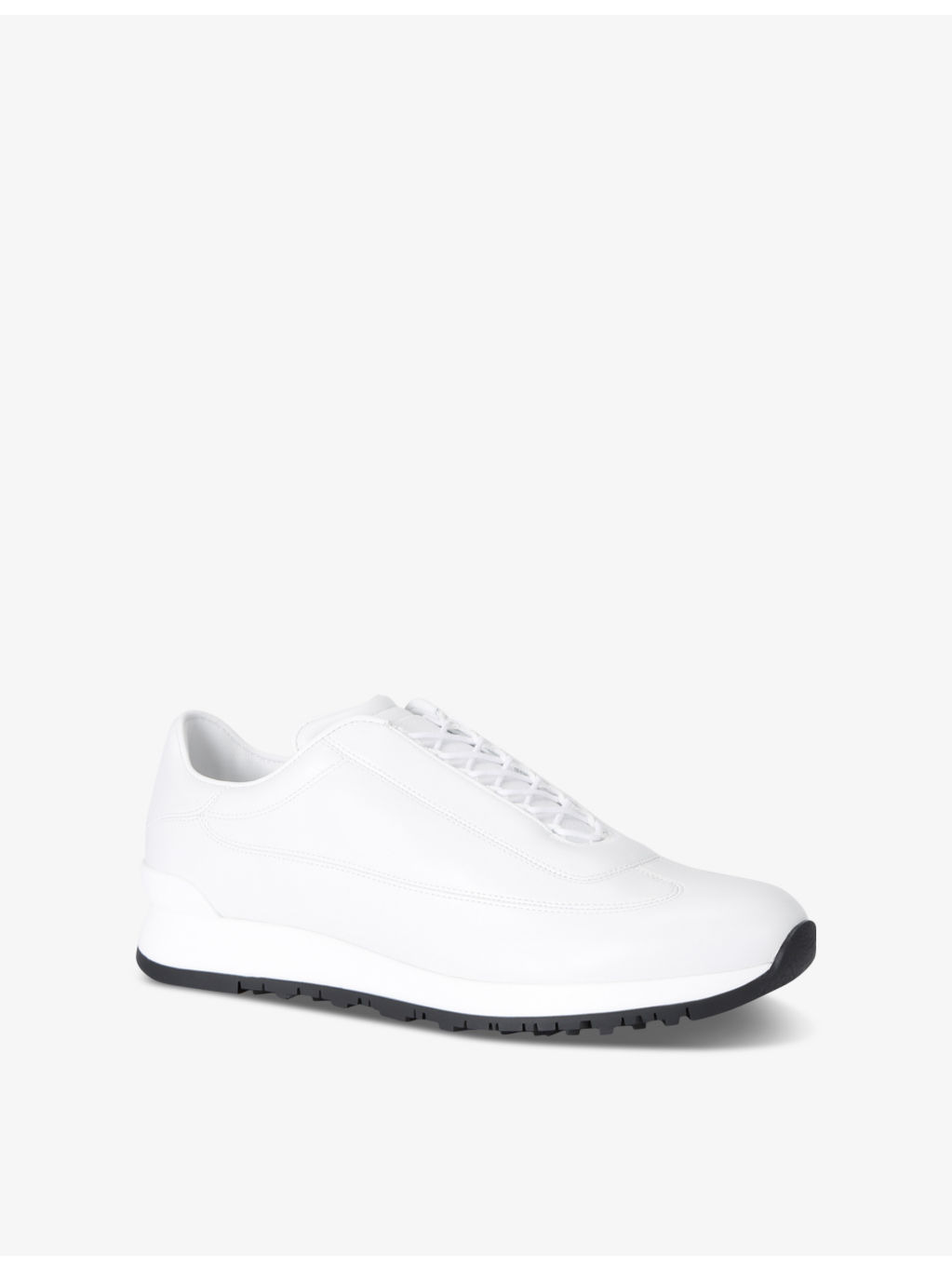 Lift lace-up leather low-top trainers - 3