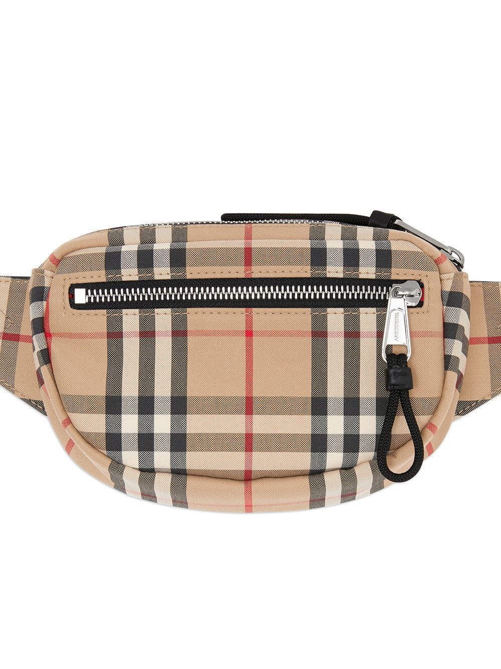 mini check bum bag - 4