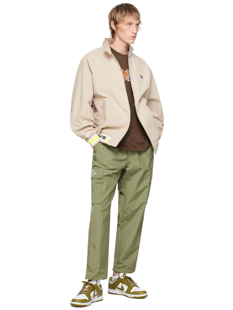 A BATHING APE® Brown Graffiti Ape Head T-Shirt outlook