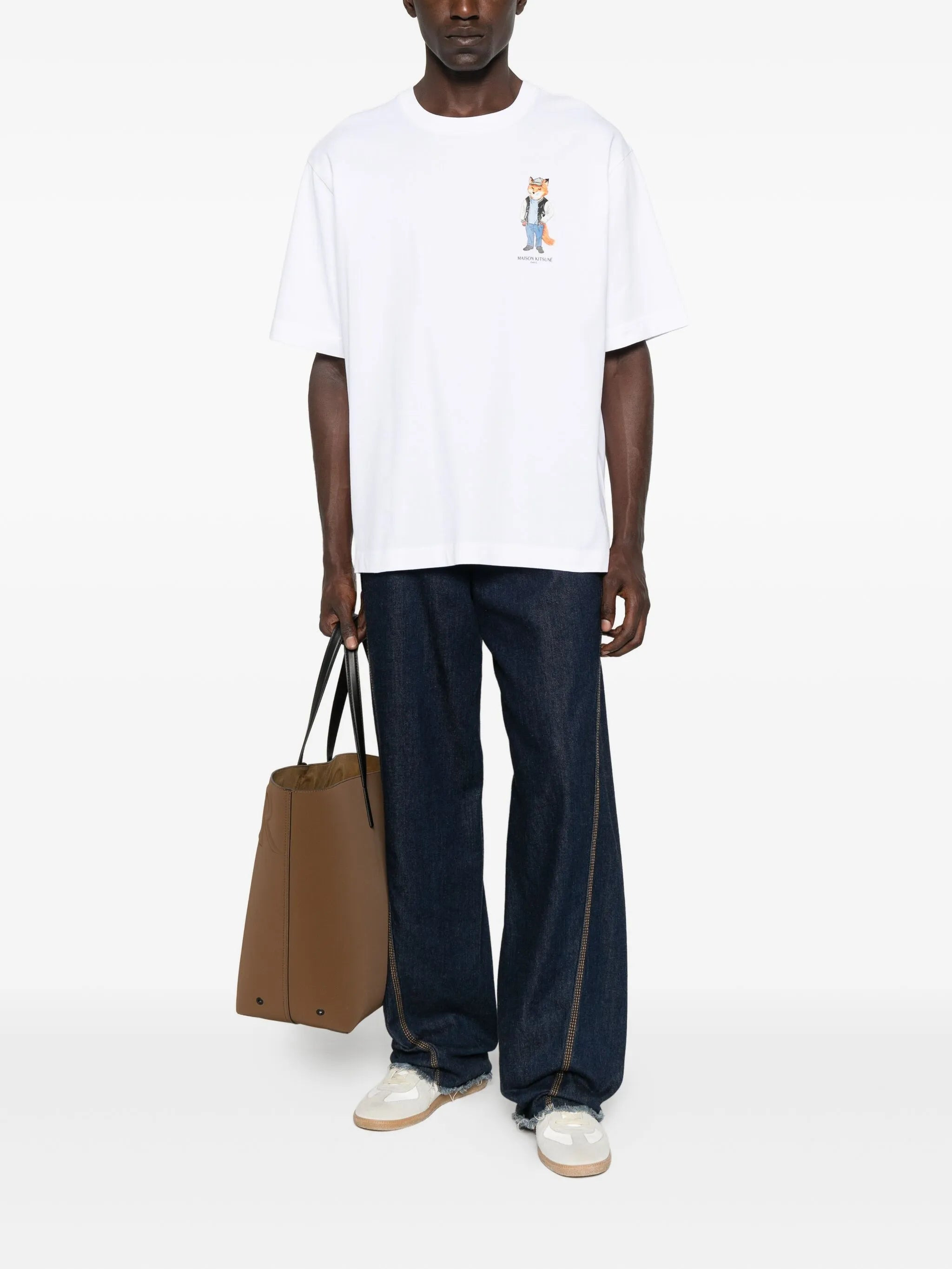 Maison Kitsuné Fox-print T-shirt - 3