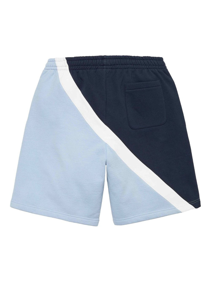 Supreme Equipe colour-block track shorts outlook