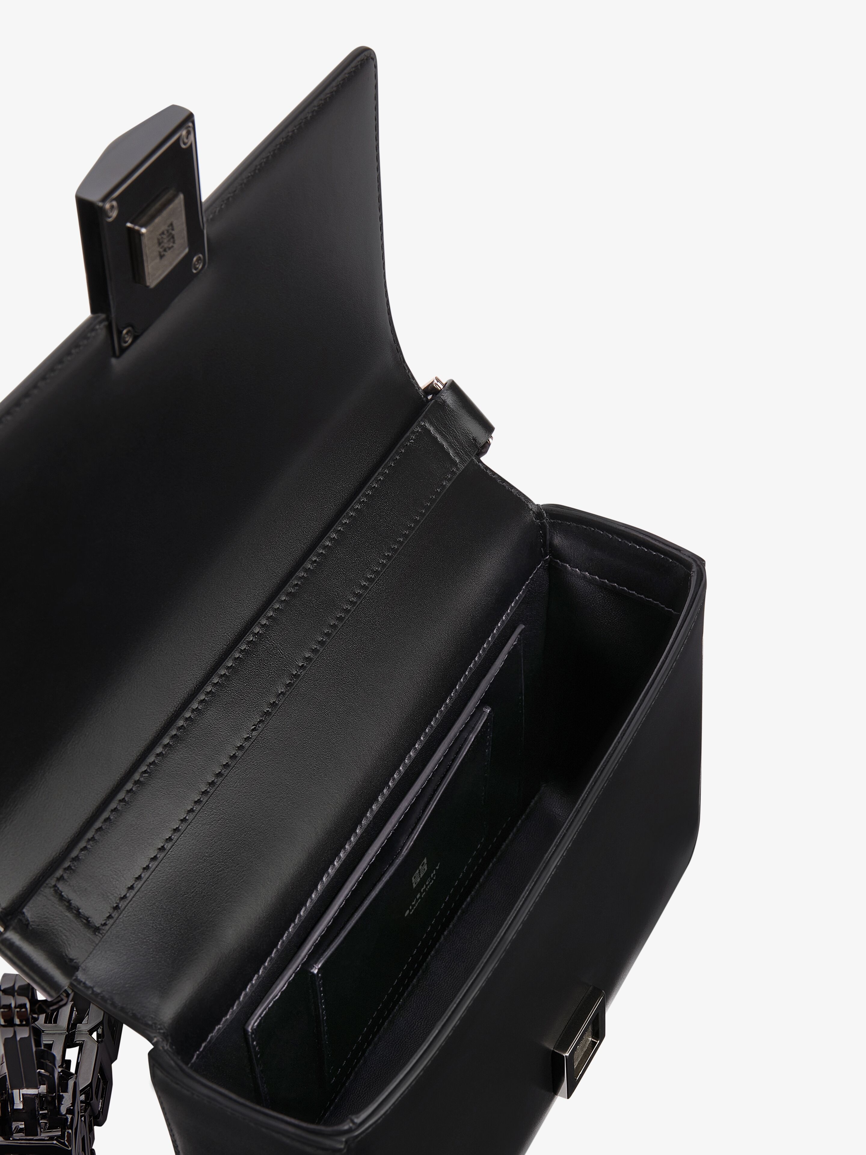 MEDIUM 4G BAG IN BOX LEATHER WITH CHAIN - 5