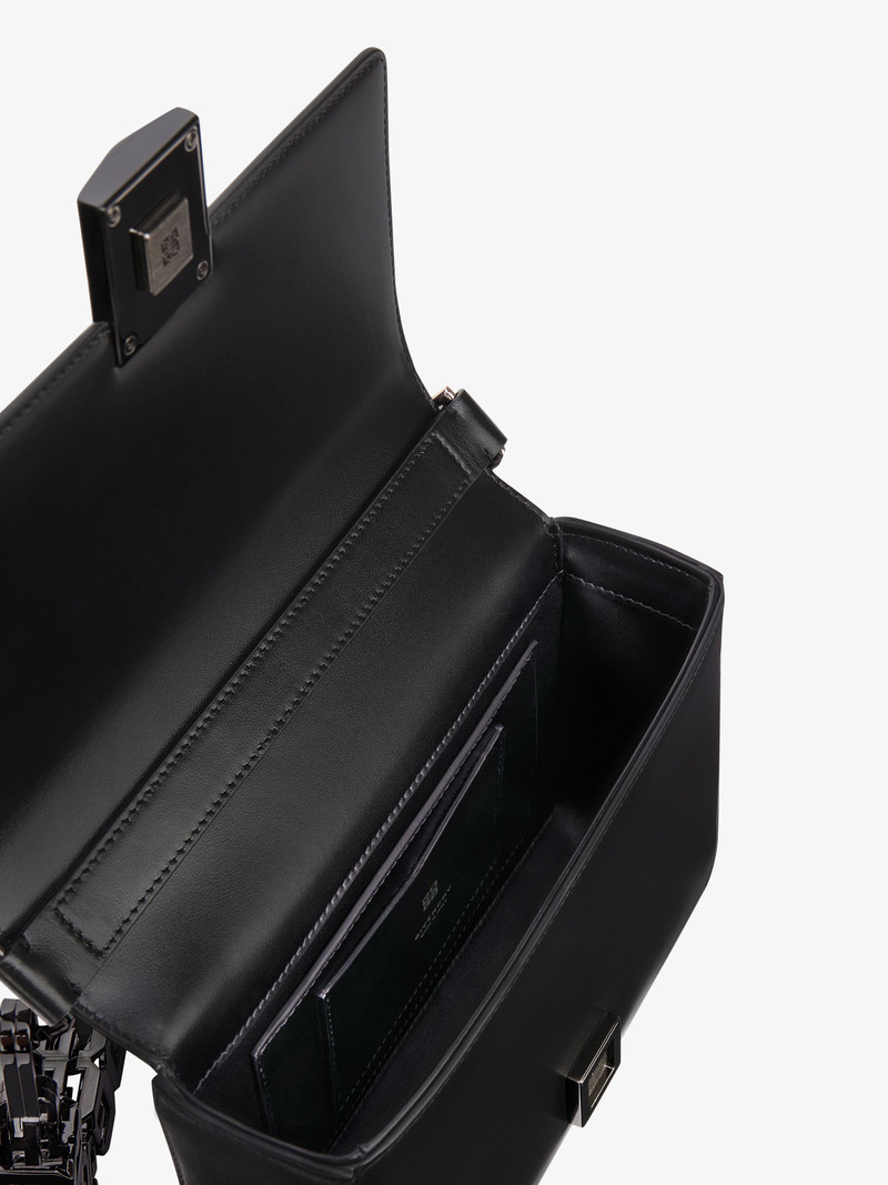 MEDIUM 4G BAG IN BOX LEATHER WITH CHAIN 5