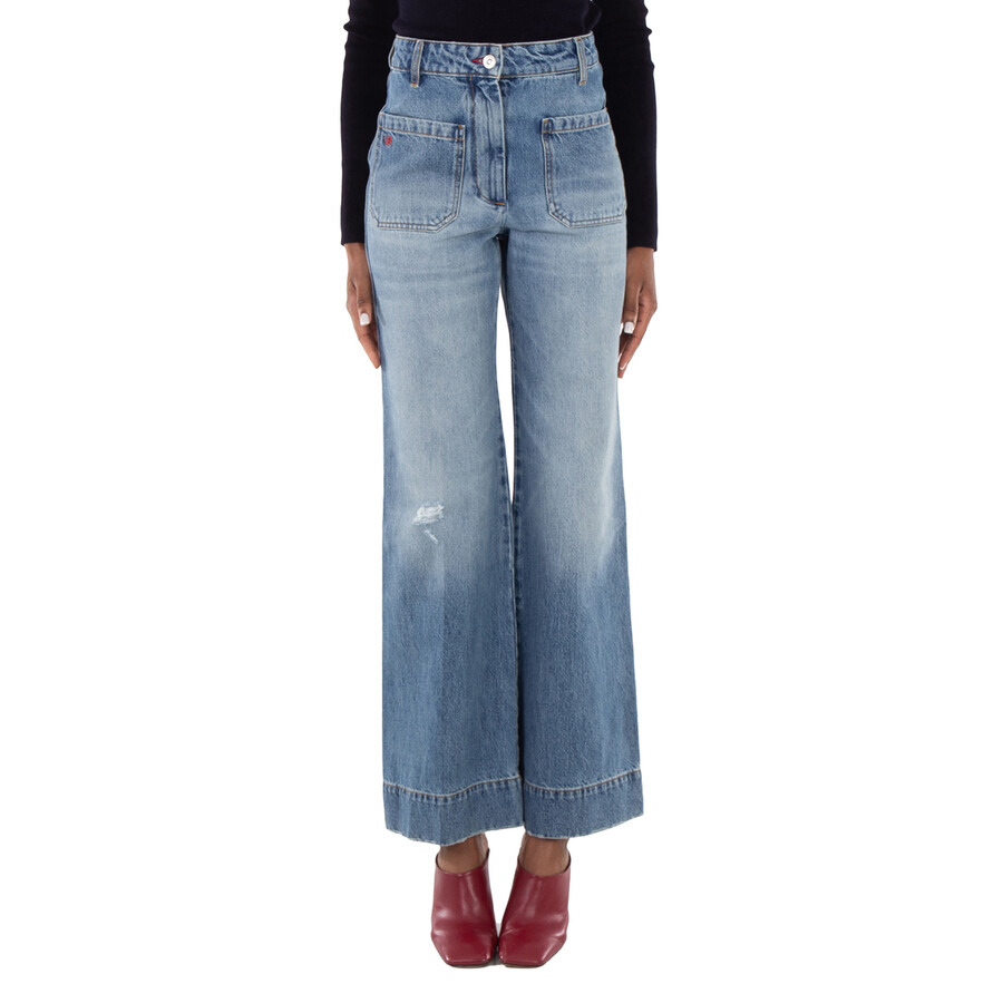 Victoria Beckham Alina Denim Bootcut Jeans - 3
