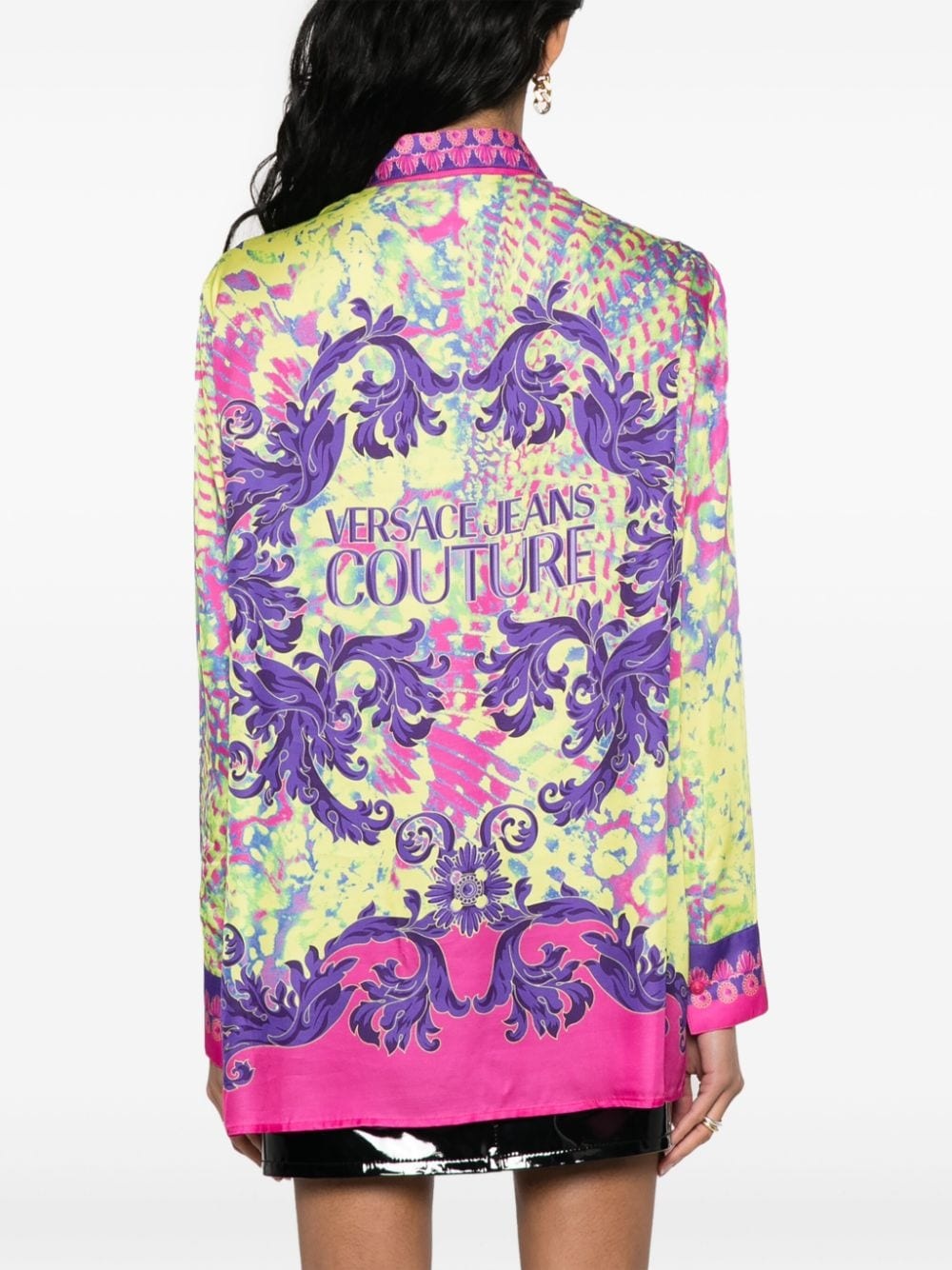 graphic-print long-sleeve shirt - 4