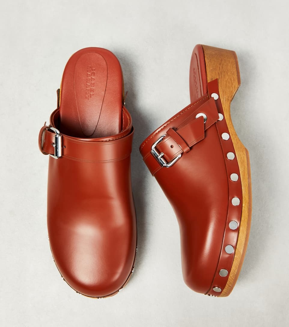 Thalie leather clogs - 6