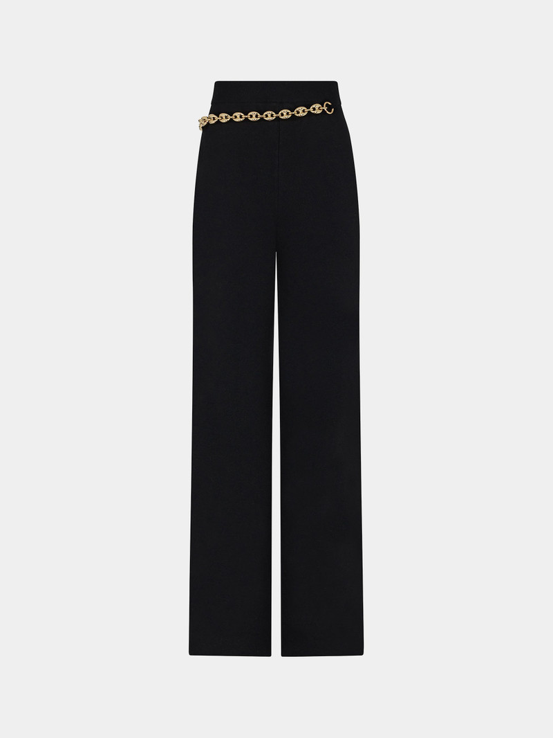 BLACK TROUSERS WITH EIGHT GOLD LINKS CHAIN 6