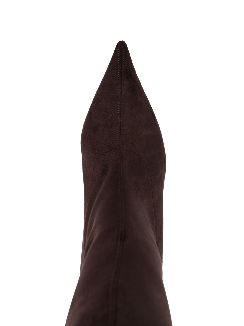 100mm thigh-high suede boots - 4