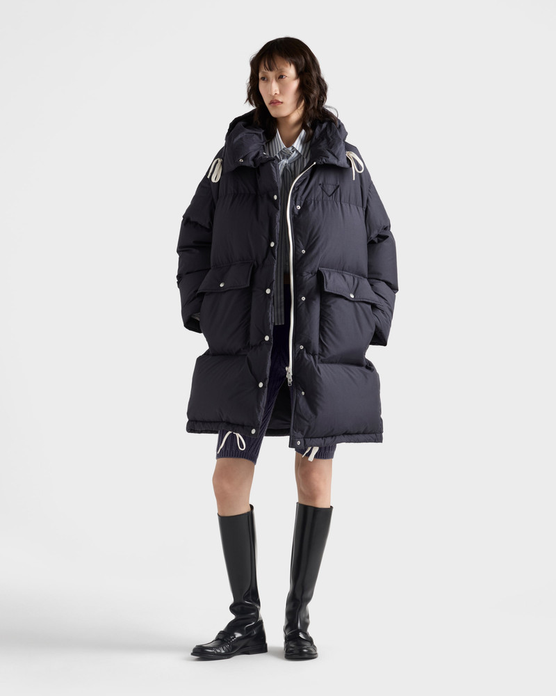 Prada Soft canvas down parka outlook