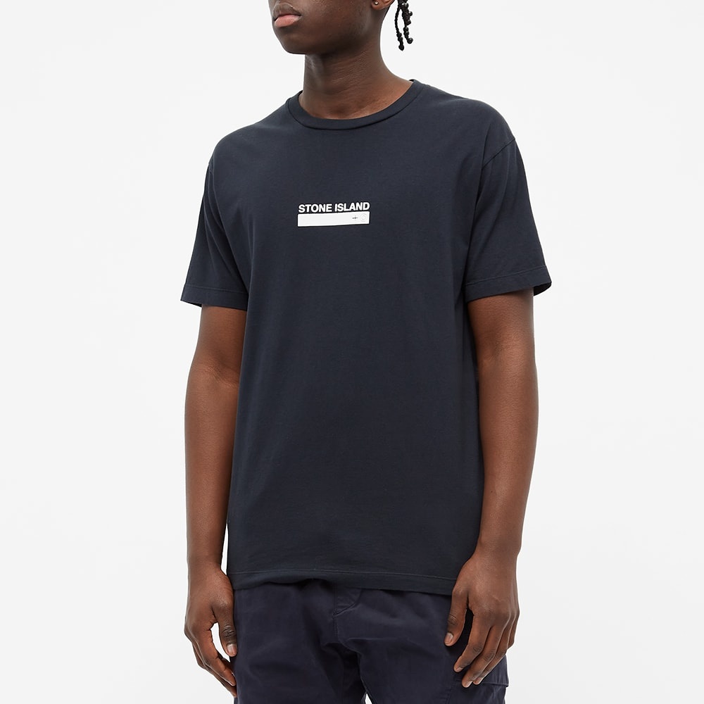 Stone Island Small Logo Print Tee - 4