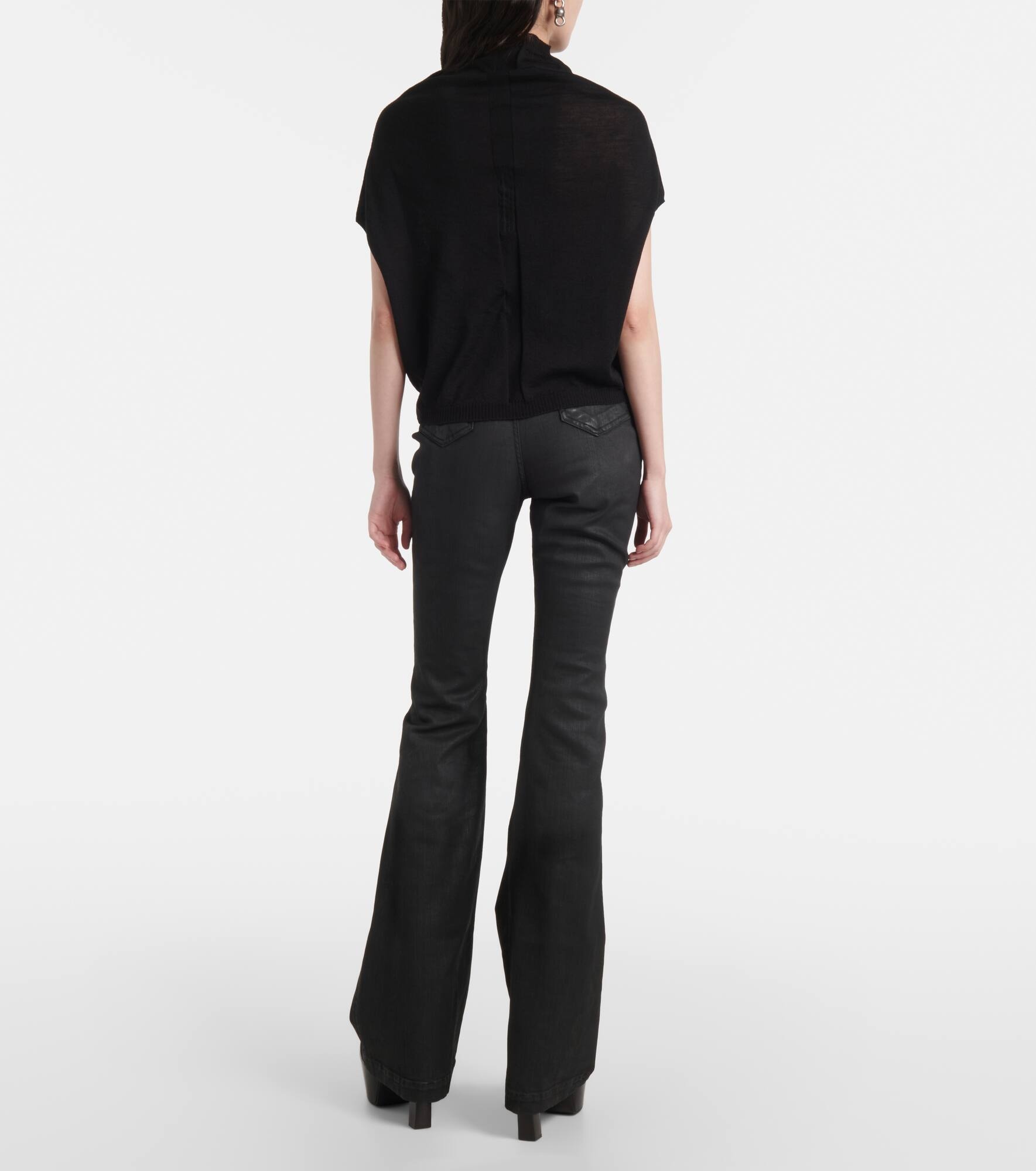 Wool turtleneck top - 3