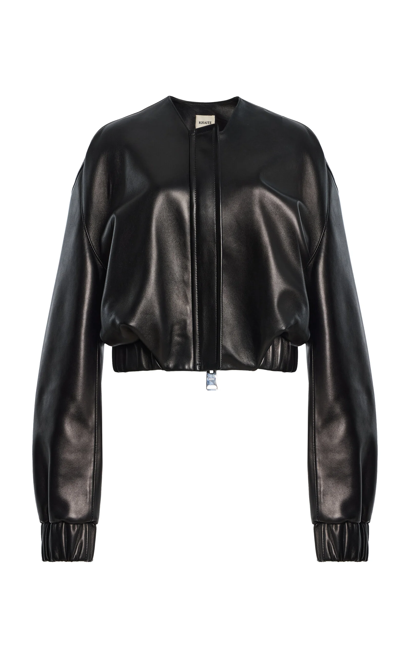 Cordan Plonge Leather Bomber Jacket black - 1
