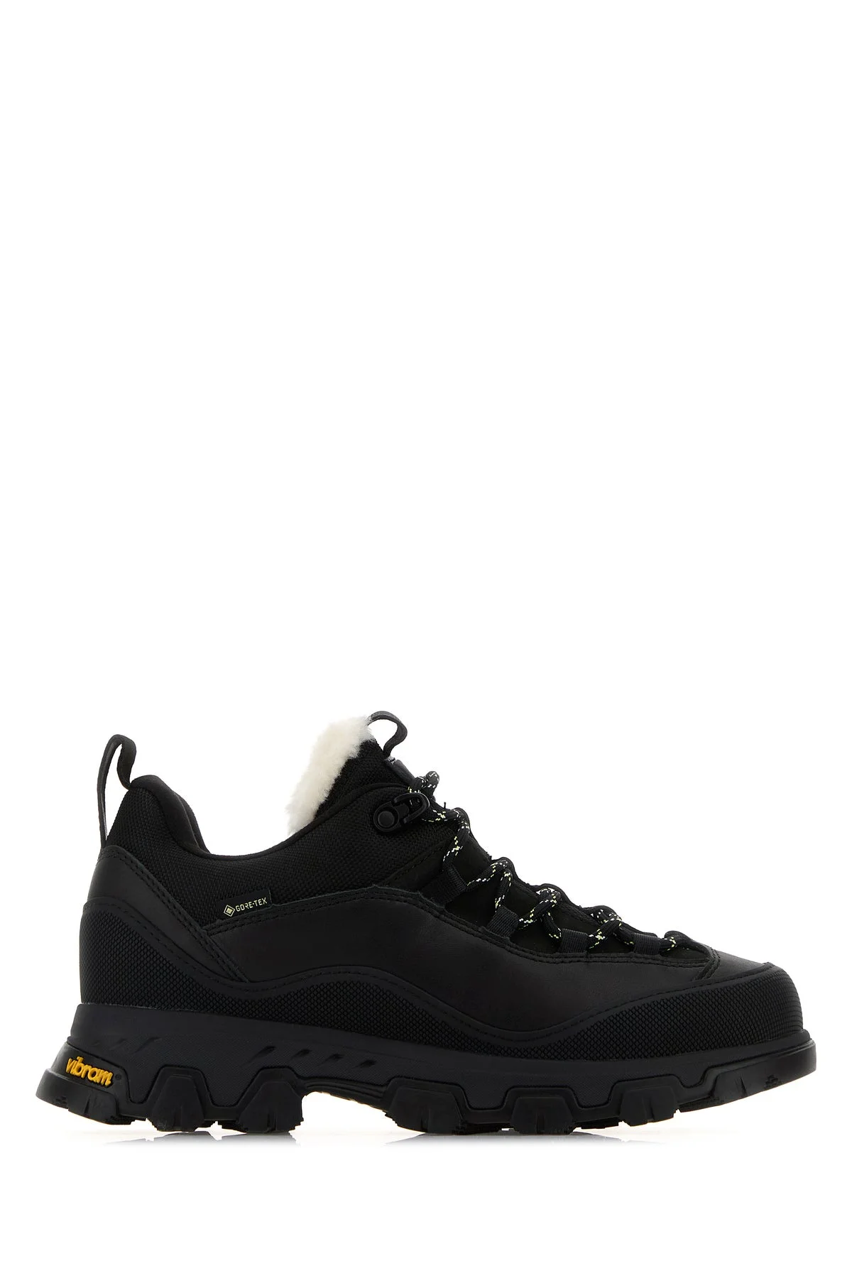 Black canvas and leather Metrotrek sneakers - 1
