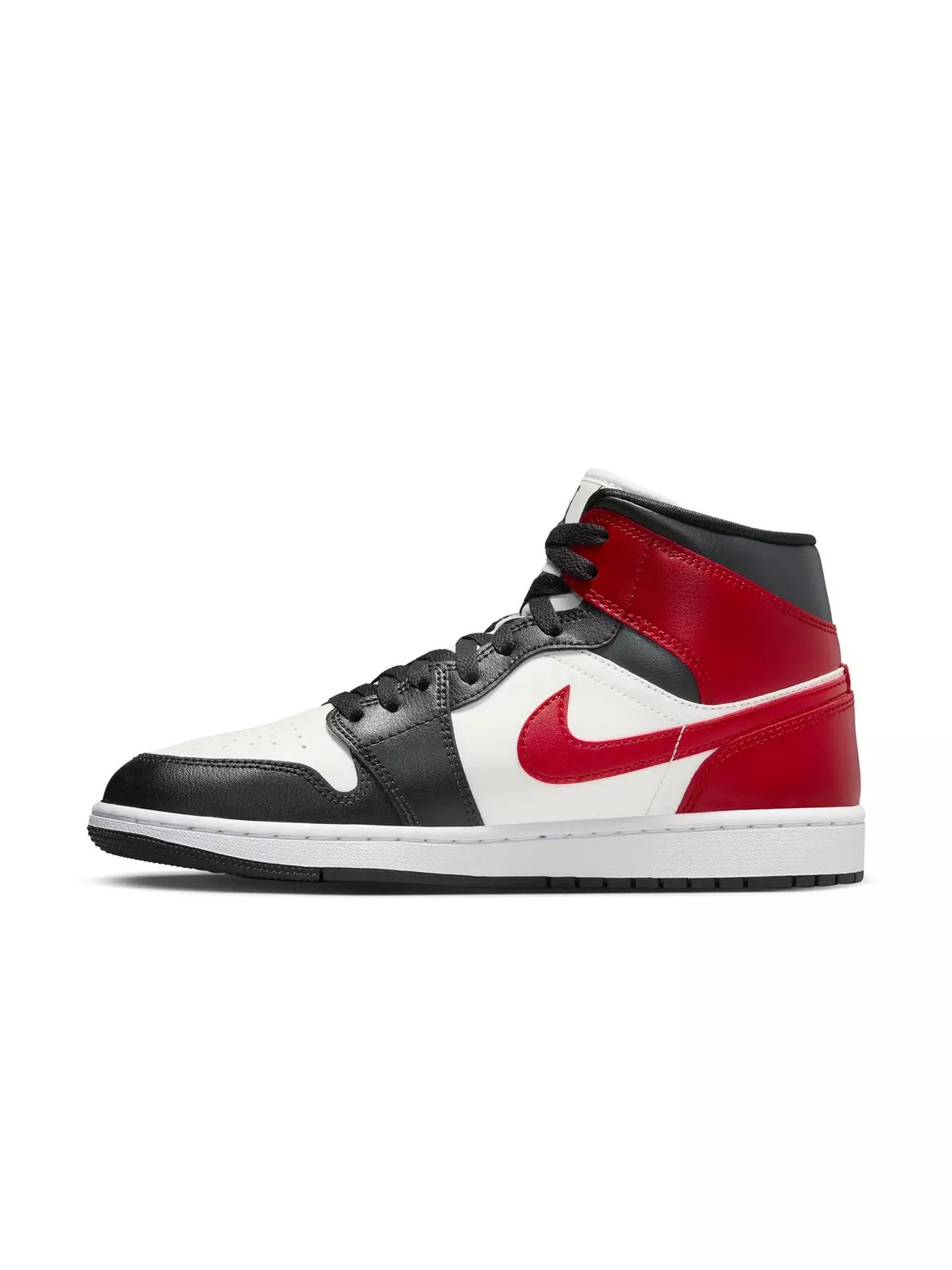 1 Mid "Sail/Gym Red/Off Noir/White" Women's Shoe - 5