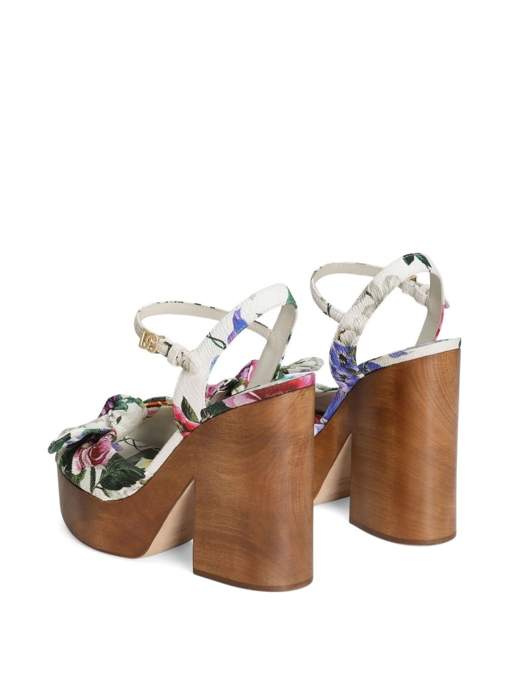 floral-print sandals - 3