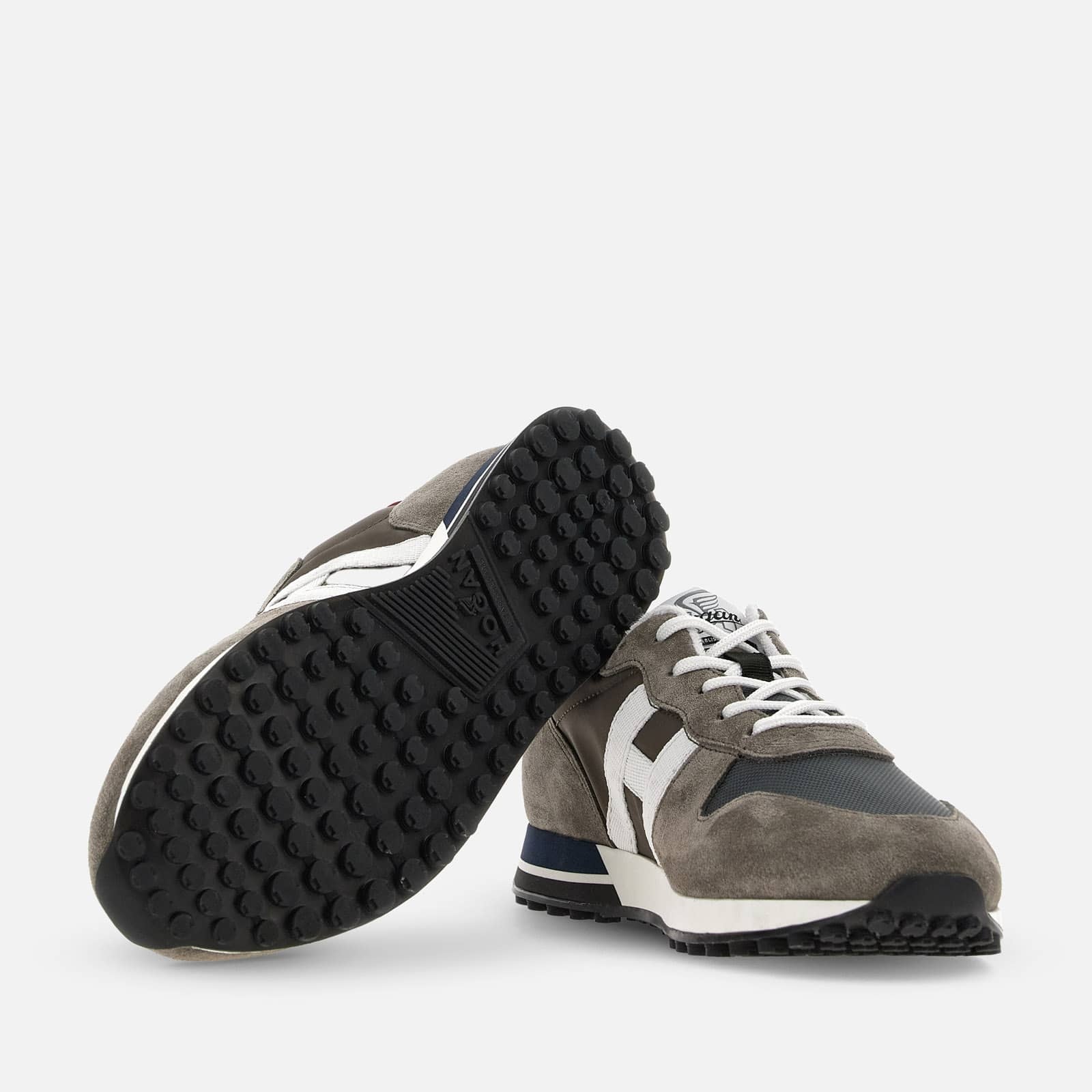 Sneakers Hogan H383 Grey Burgundy White - 5