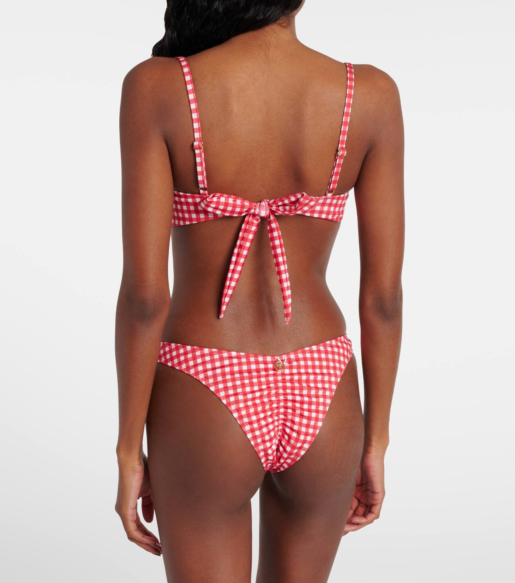 Lenny gingham bikini bottoms - 3
