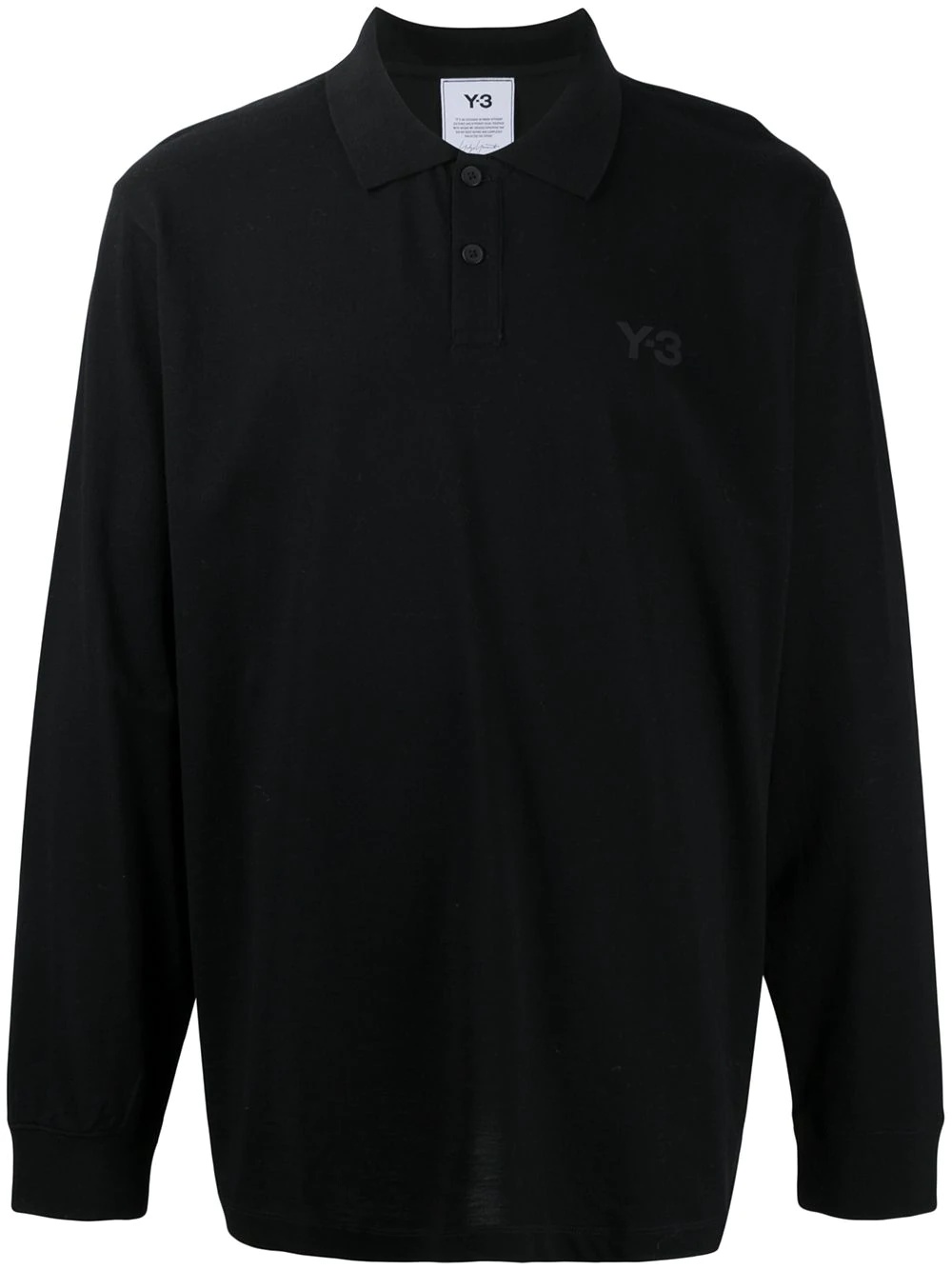 long sleeved polo shirt - 1