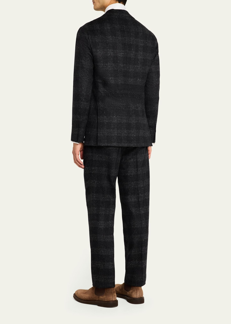 Men's Speckled Check Suit 3
