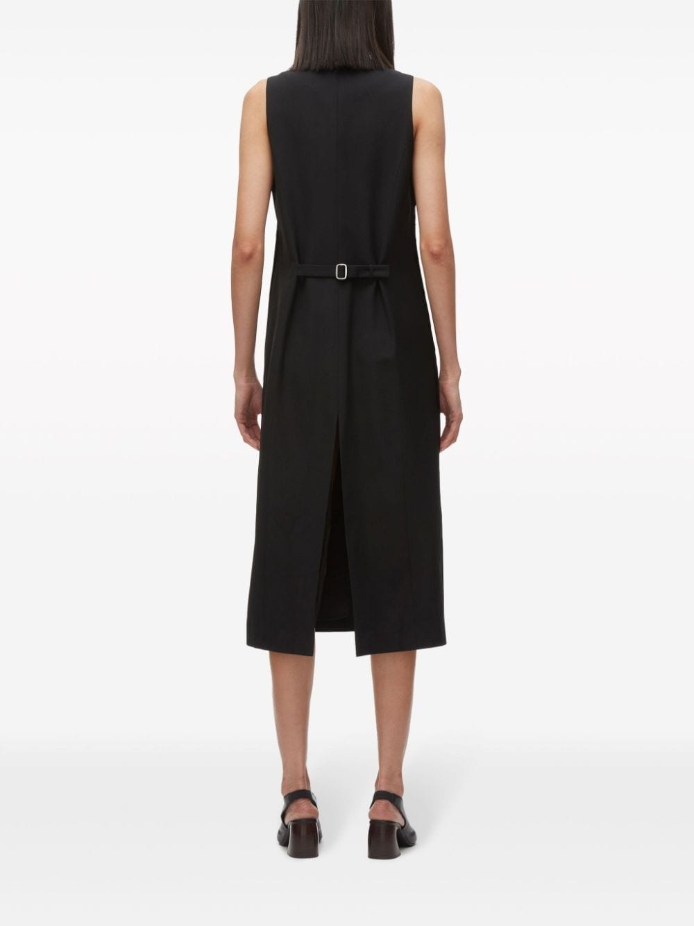 tailored vest midi dress - 5