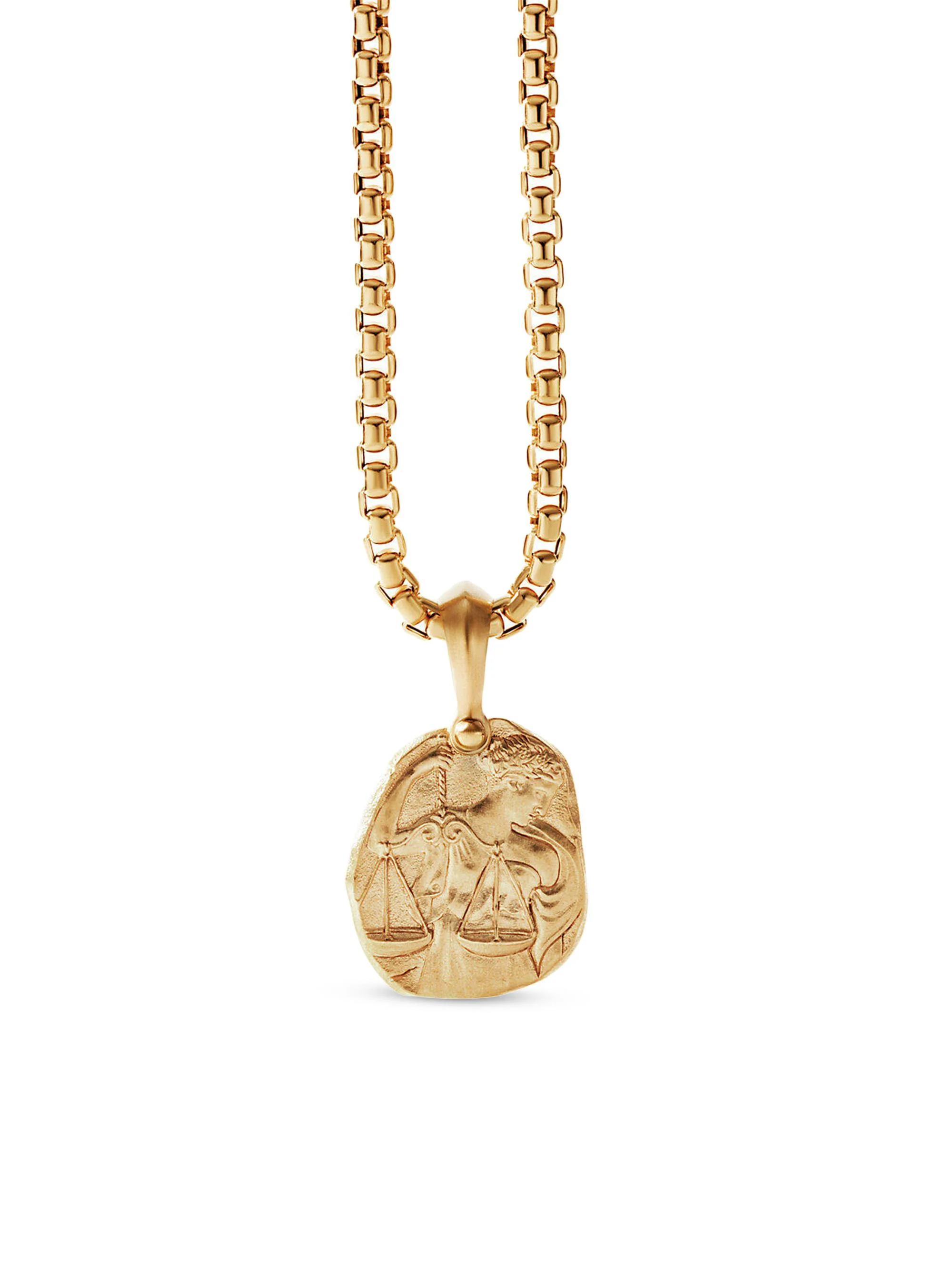 Men's Sagittarius Amulet in 18K Yellow Gold, 27mm - Gold - 1