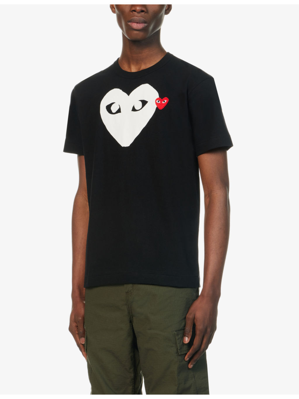 Heart-logo cotton-jersey T-shirt - 4