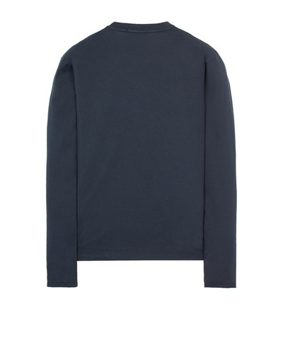 Stone Island 21013 COTTON JERSEY_GARMENT DYED BLUE outlook