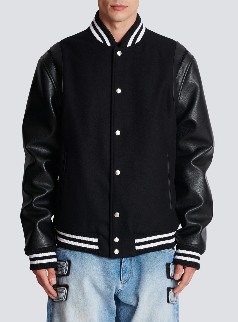 Wool and leather teddy 5